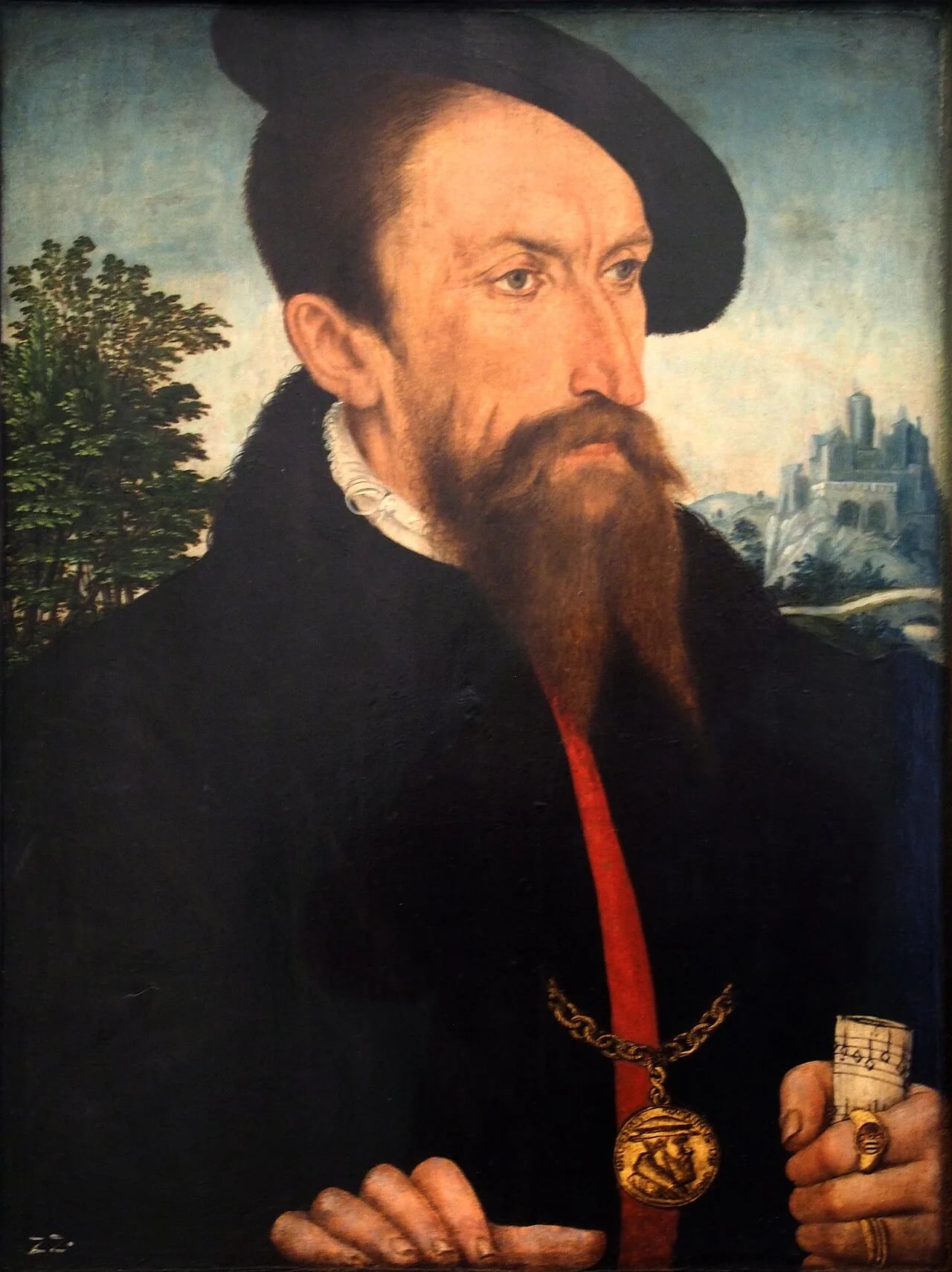 Porträt von Anton I von Isenburg-Büdingen-Ronneburg-Kelsterbach (1501–1560) – Gedenkseite