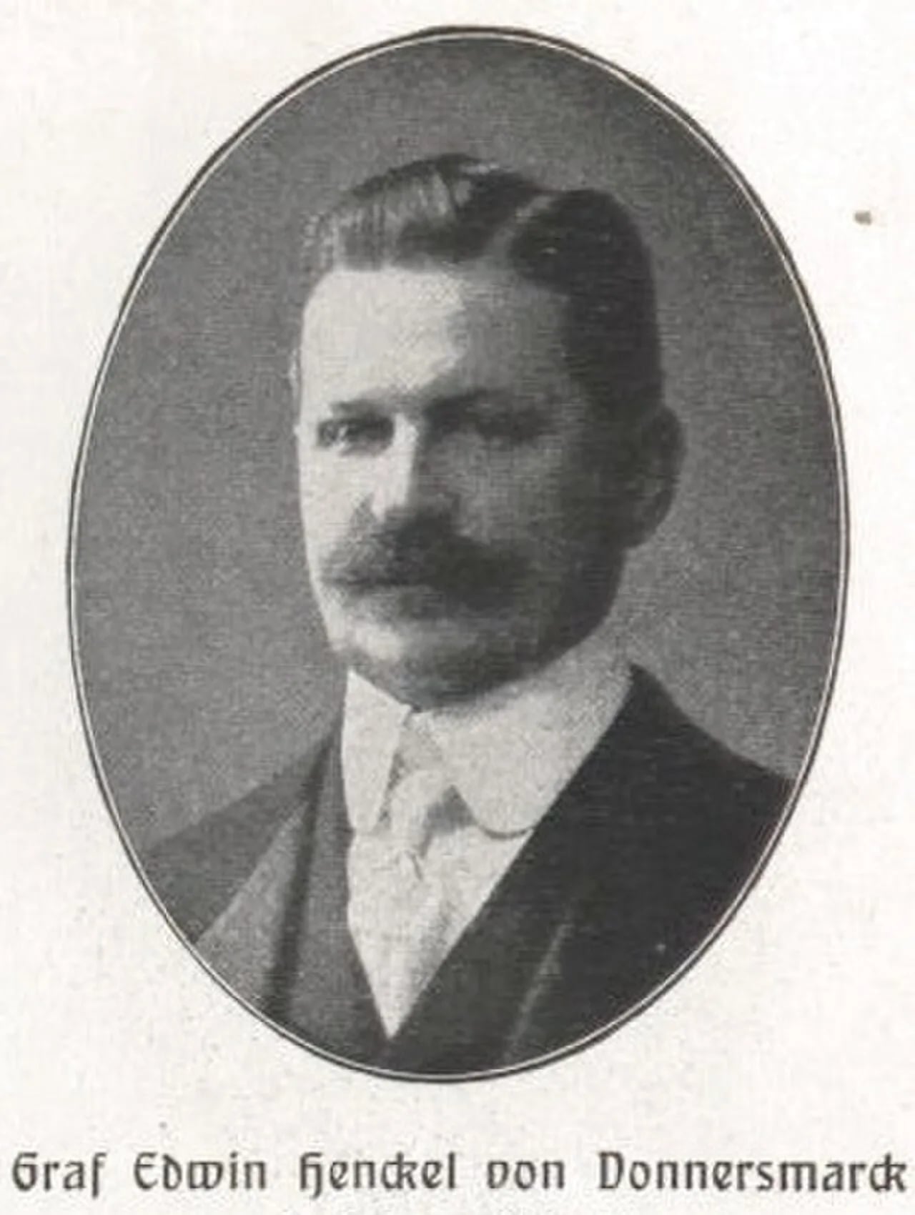 Porträt von Edwin Henckel von Donnersmarck (1865–1929) – Gedenkseite