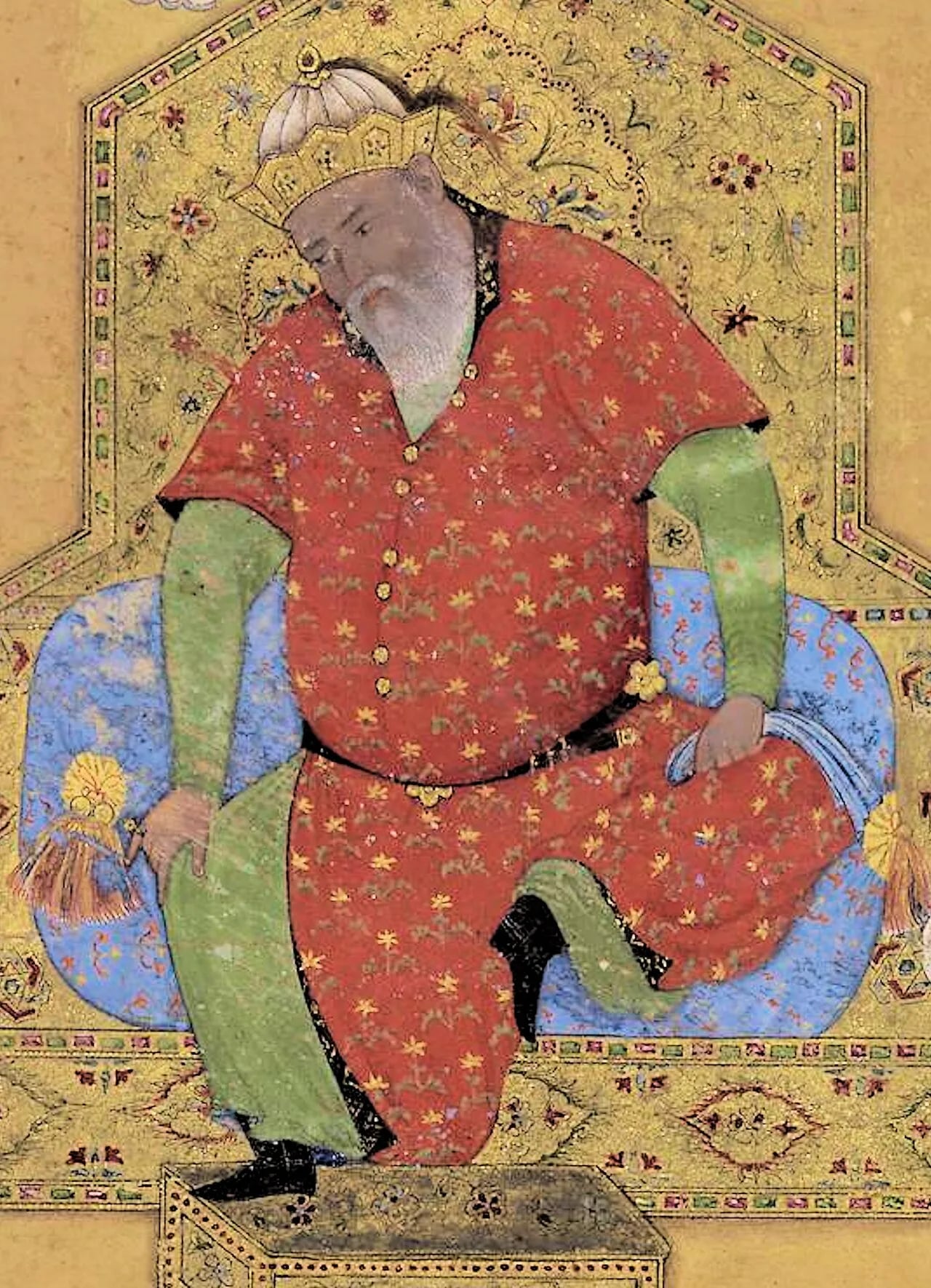 Porträt von Jalal ud din Firuz Khilji (1220–1296) – Gedenkseite