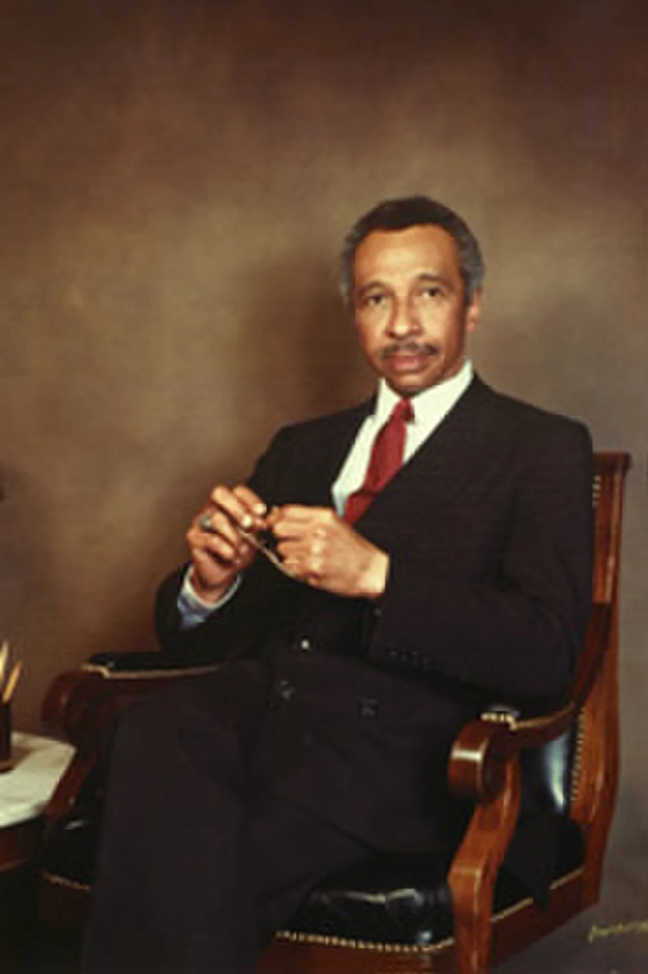 Porträt von Parren Mitchell (1922–2007) – Gedenkseite
