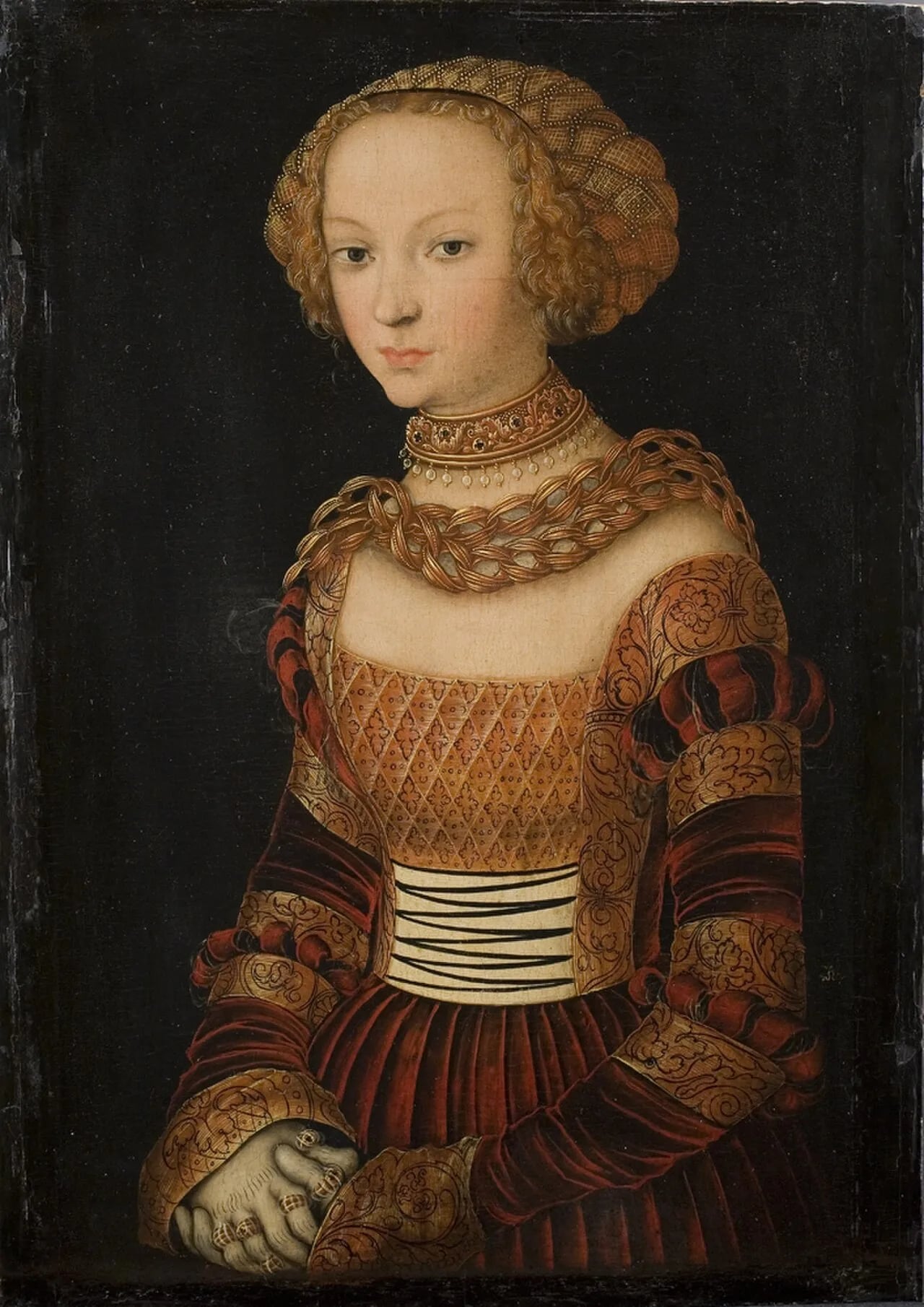 Porträt von Anna von Dänemark (1532–1585) – Gedenkseite