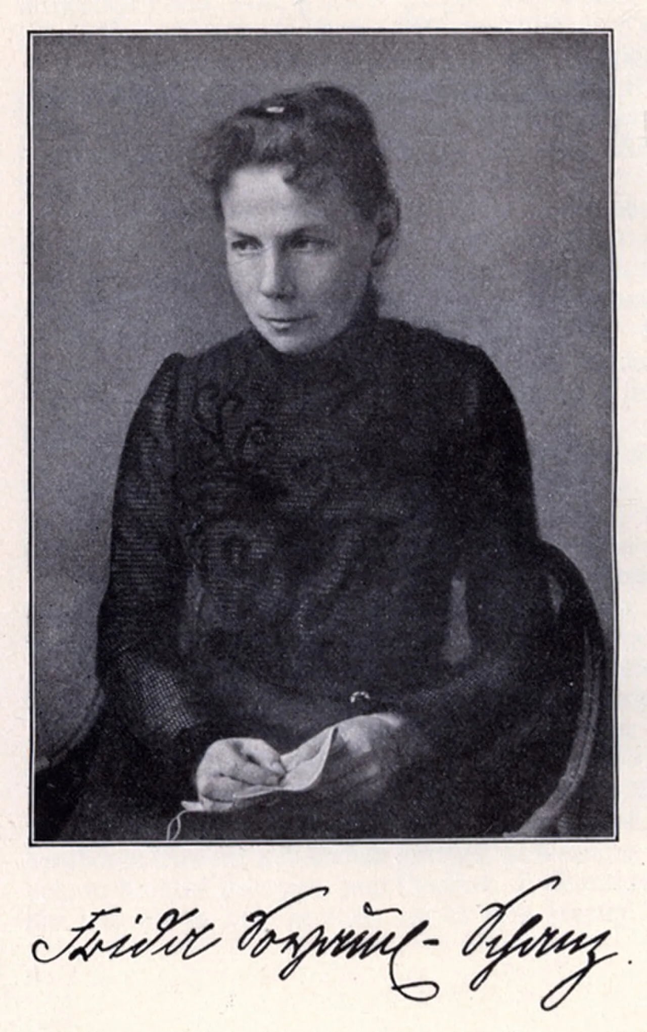Portrait of Frida Schanz (1859–1944) – memorial page
