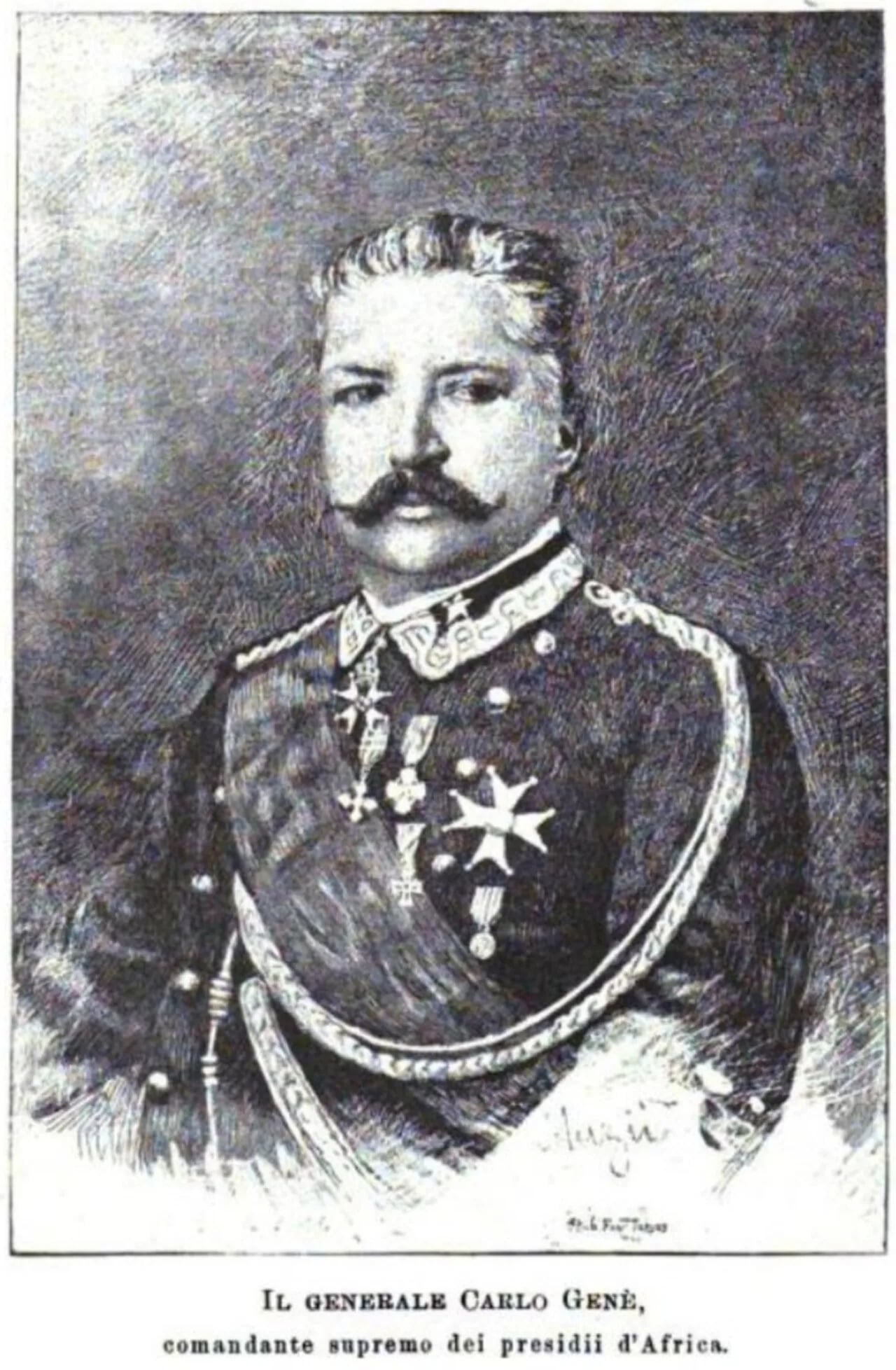 Portrait of Carlo Gené (1836–1890) – memorial page