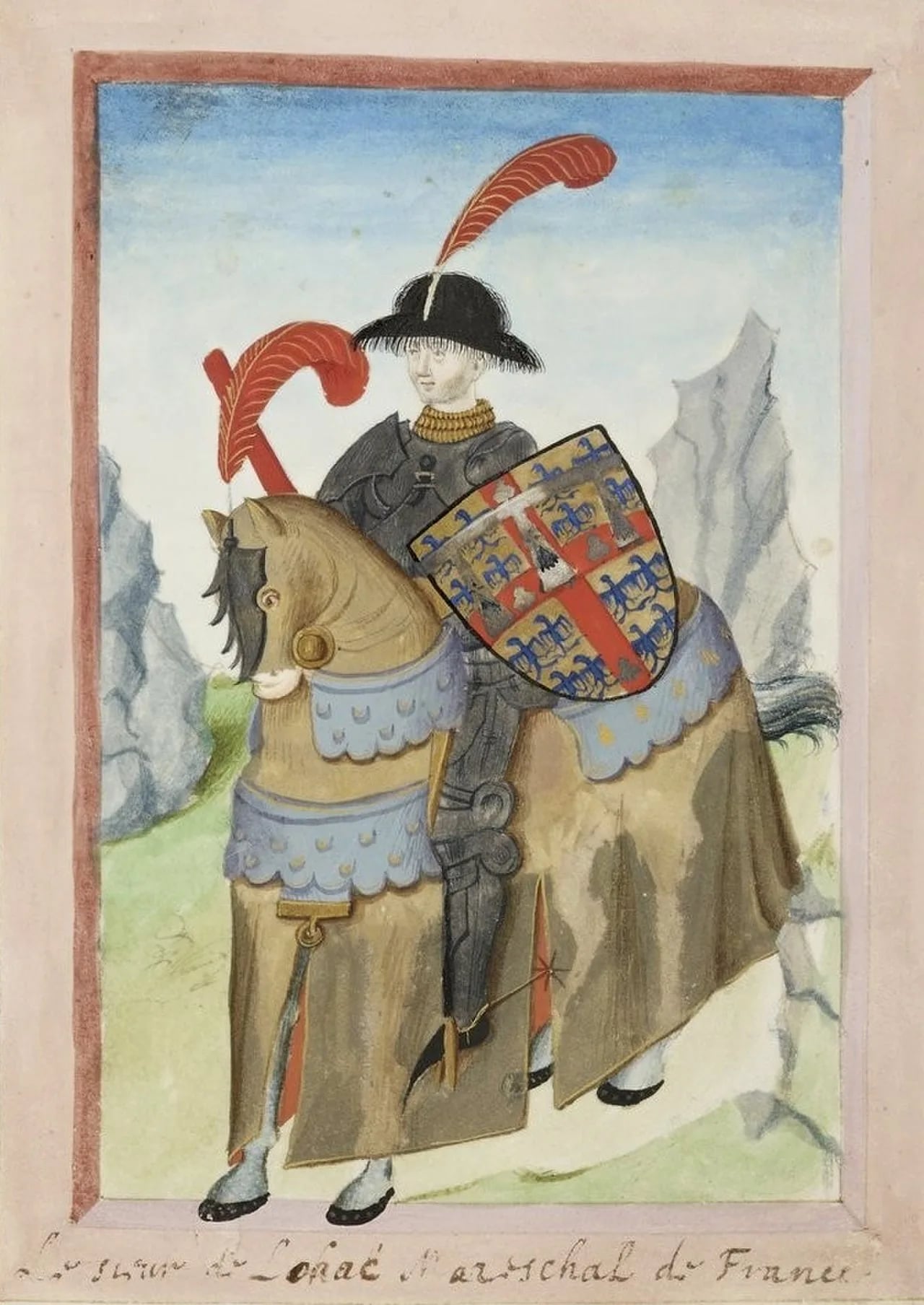 Porträt von André de Laval (1408–1485) – Gedenkseite
