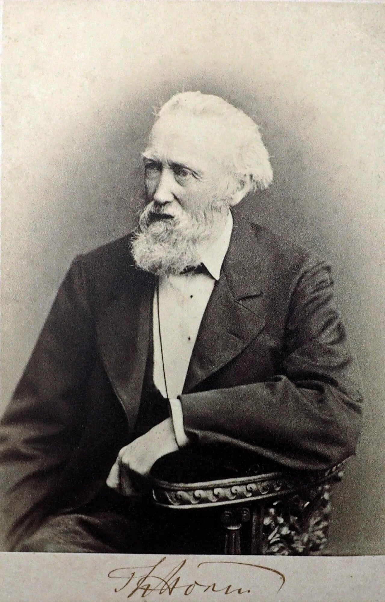 Porträt von Theodor Storm (1817–1888) – Gedenkseite
