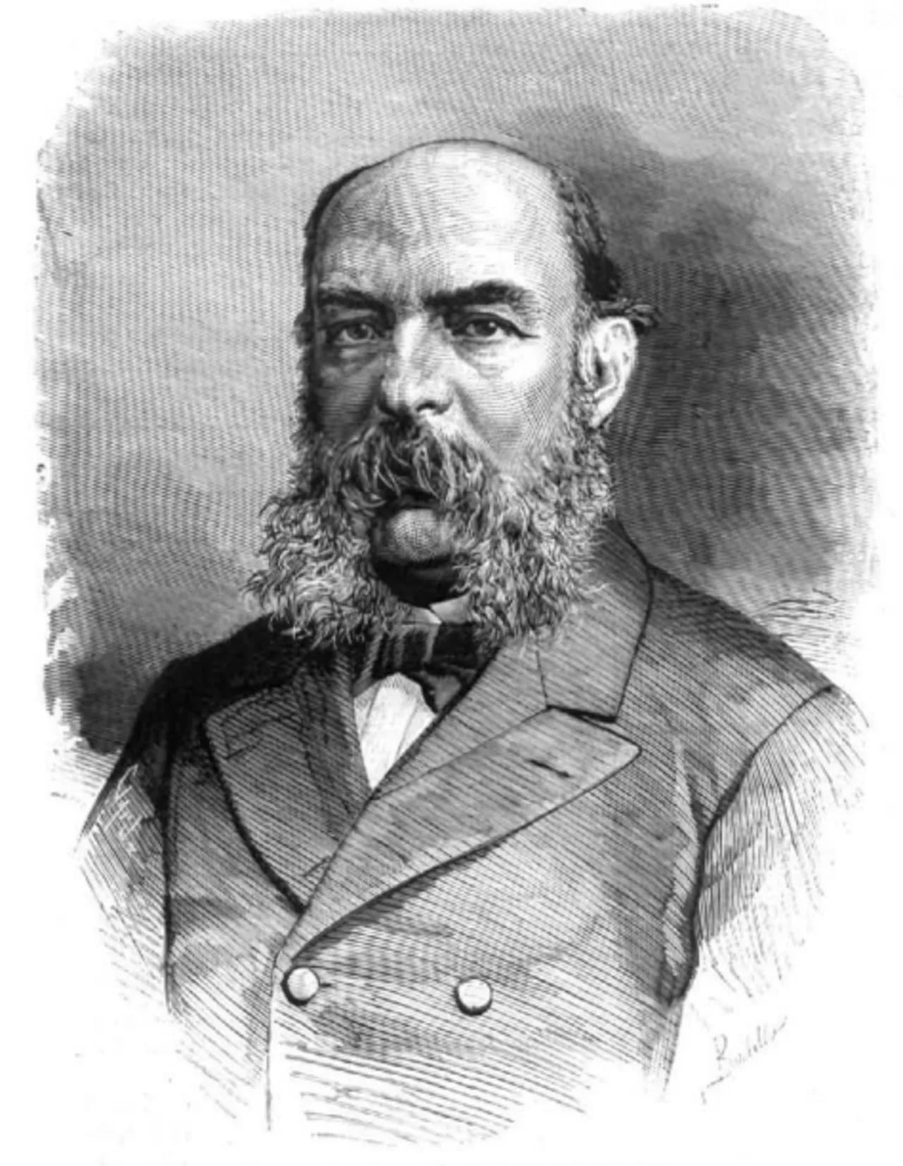 Porträt von José Amador de los Ríos (1818–1878) – Gedenkseite
