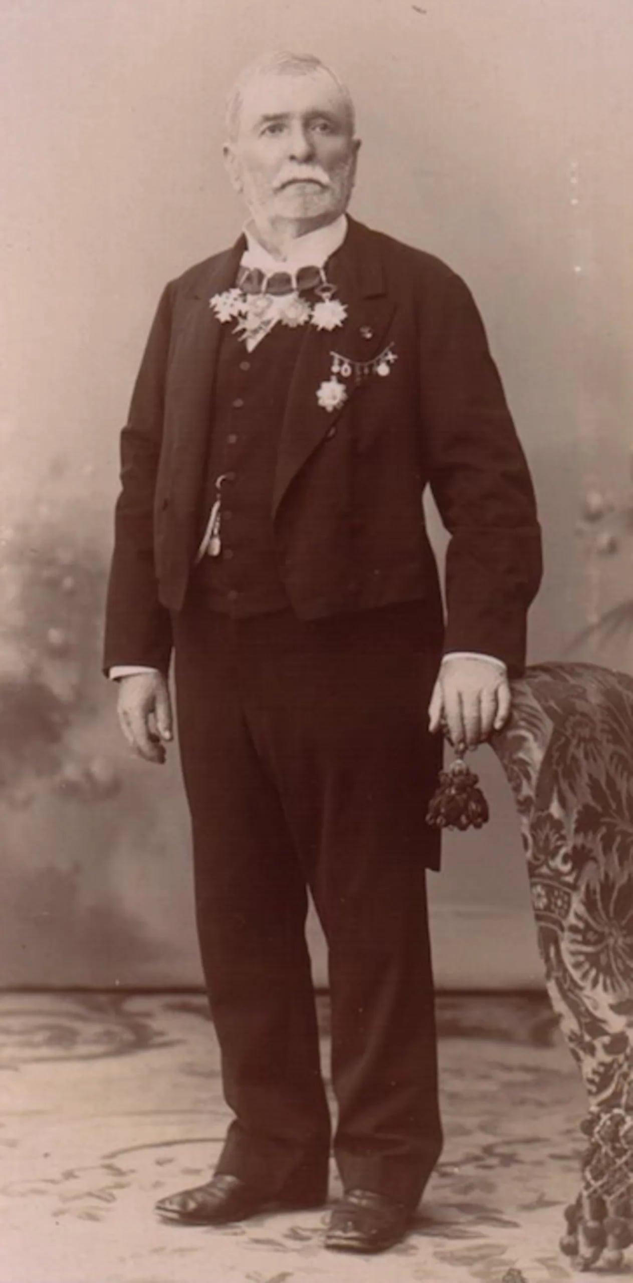 Porträt von Ferdinand Cardez (1822–1903) – Gedenkseite