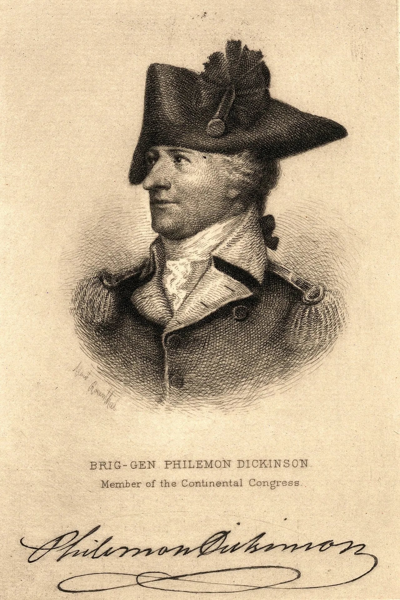 Portrait of Philemon Dickinson (1739–1809) – memorial page
