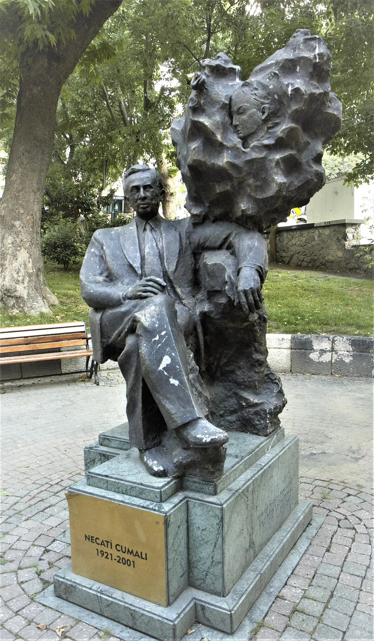Porträt von Necati Cumalı (1921–2001) – Gedenkseite