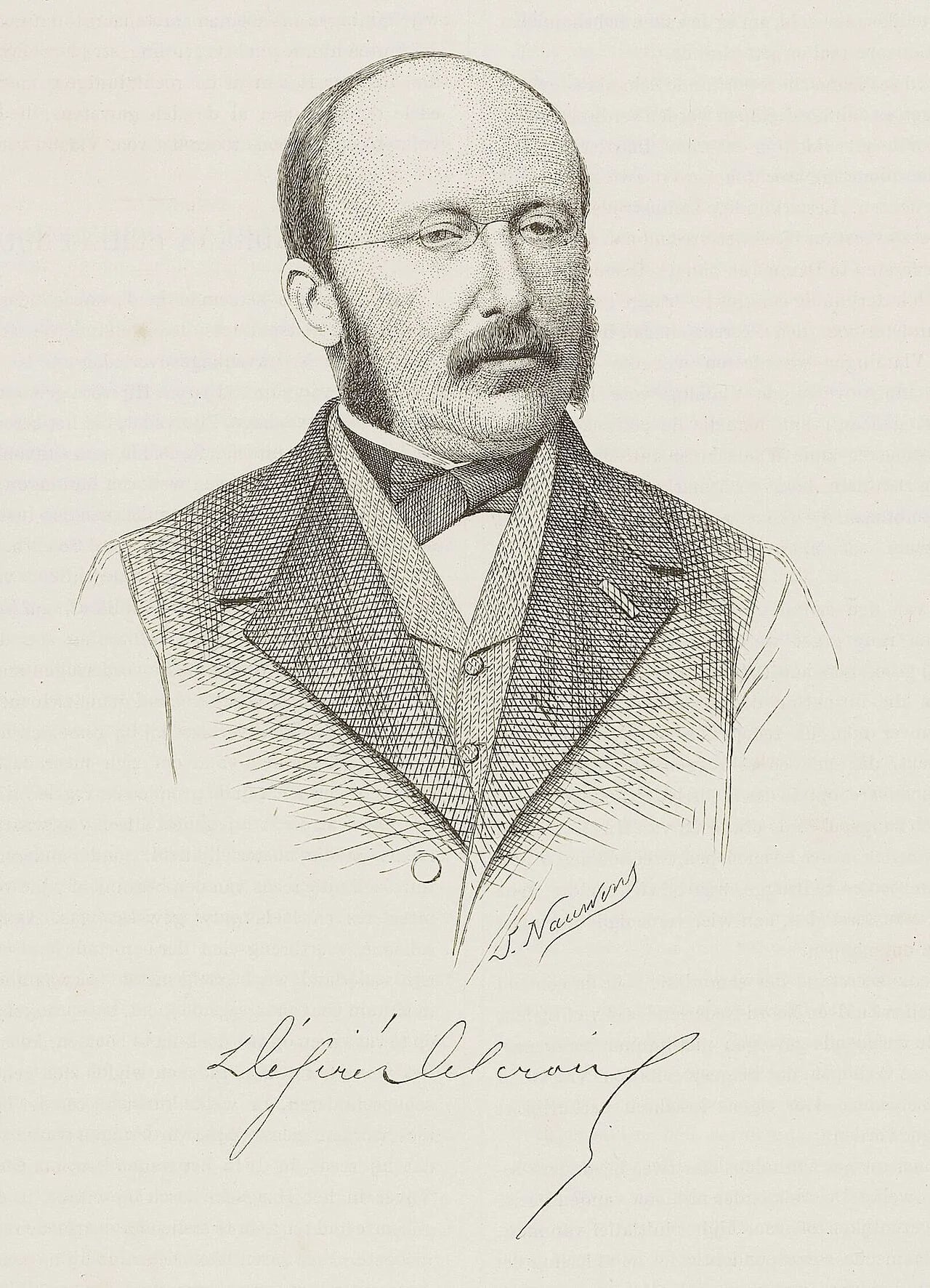 Porträt von Désiré Delcroix (1823–1887) – Gedenkseite