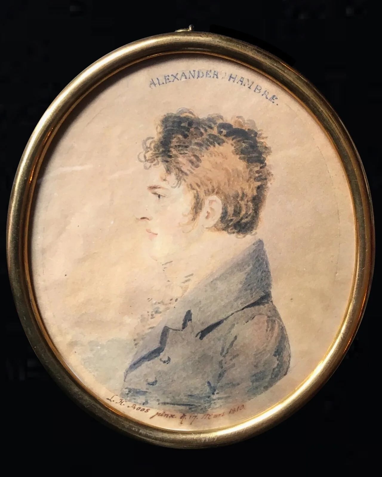 Portrait of Alexander Hambré (1790–1818) – memorial page
