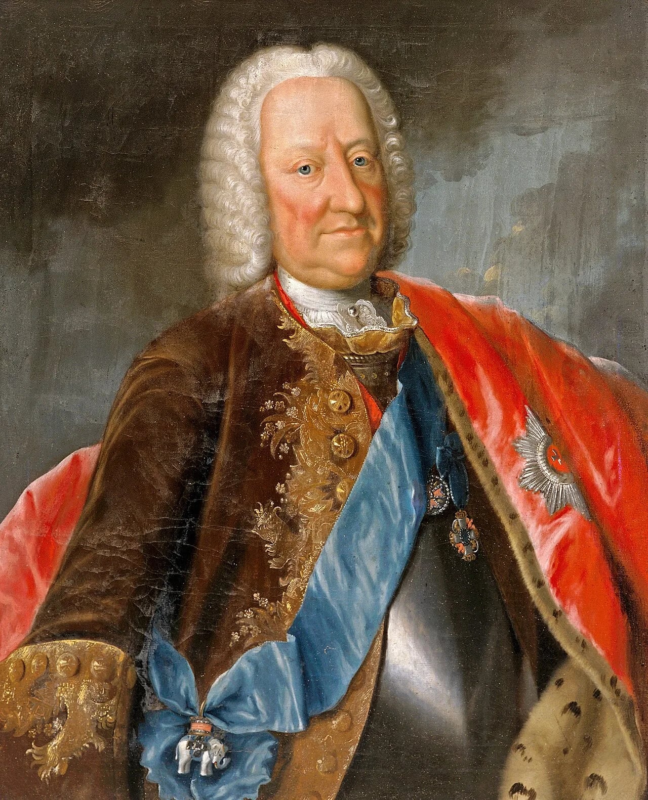 Porträt von Carl Ludwig von Hohenlohe-Weikersheim (1674–1756) – Gedenkseite