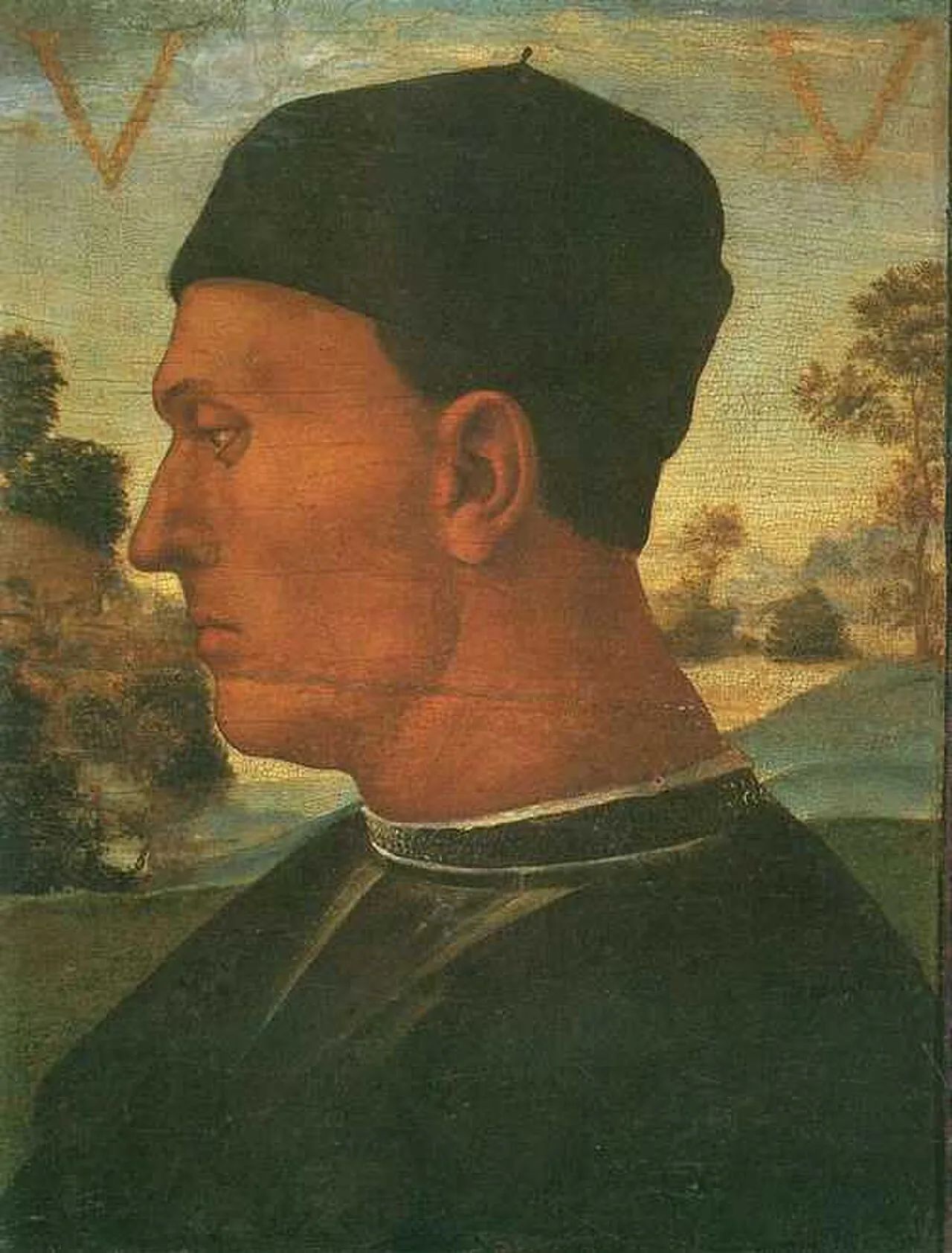 Porträt von Vitellozzo Vitelli (1458–1502) – Gedenkseite