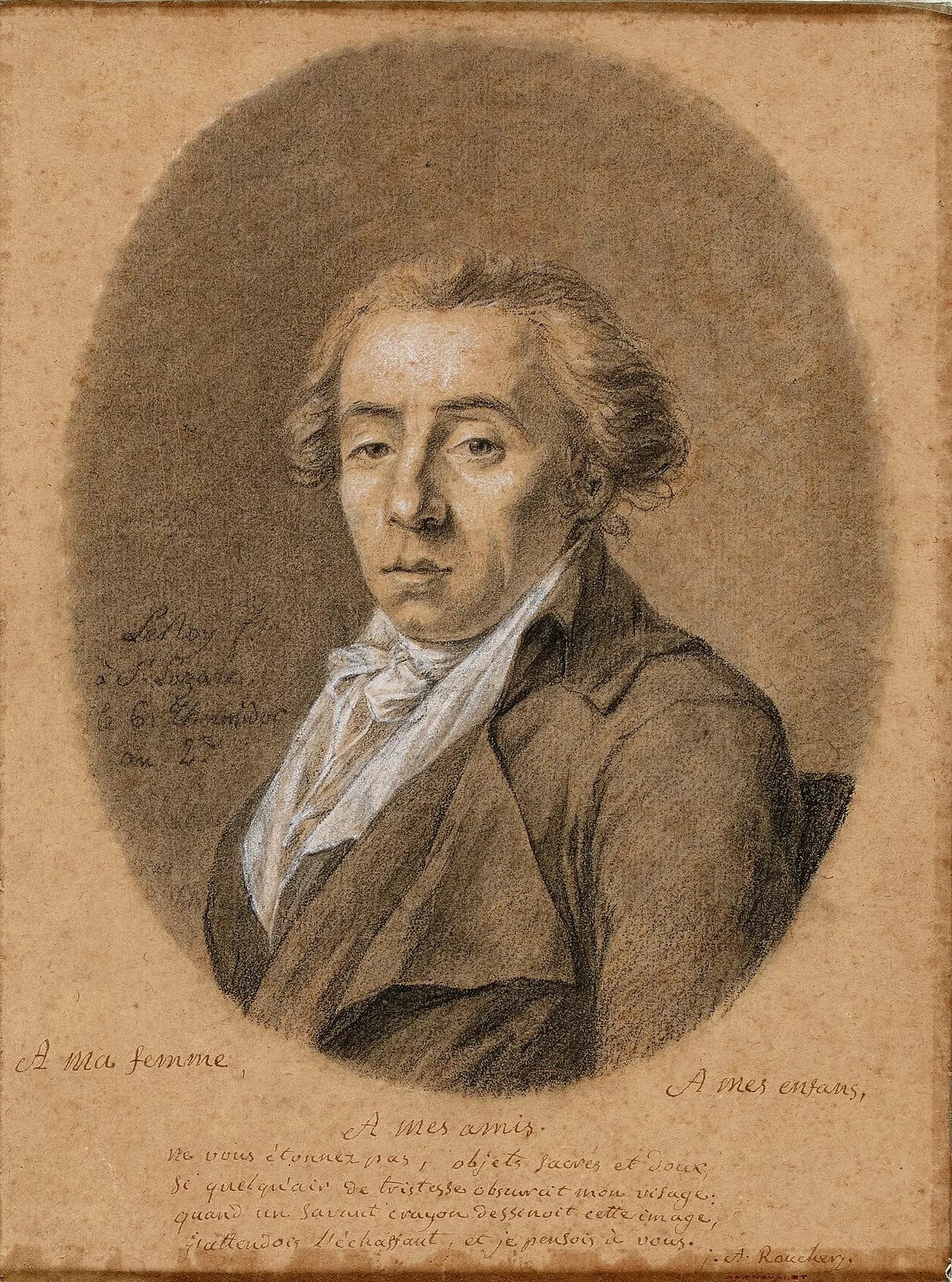 Porträt von Jean-Antoine Roucher (1745–1794) – Gedenkseite
