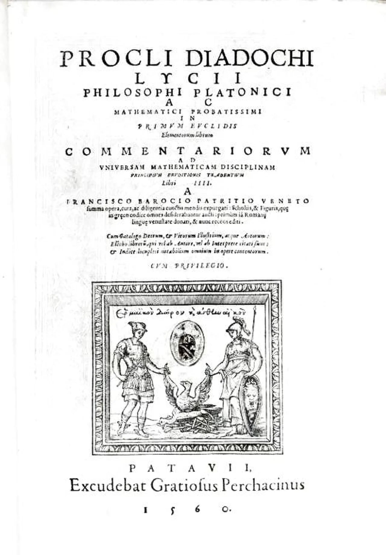 Porträt von Proklos (412–485) – Gedenkseite