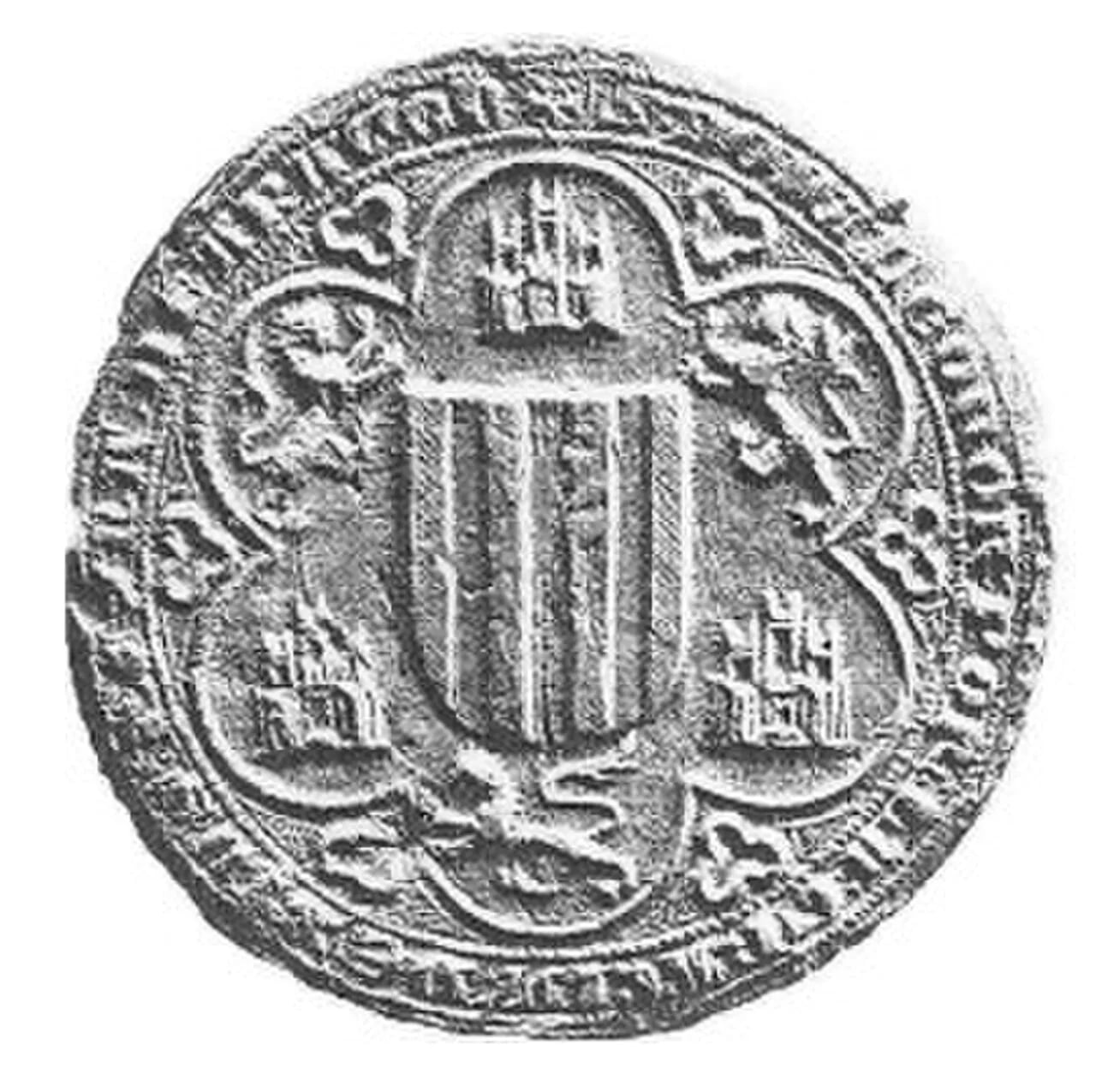 Porträt von Eleonore von Kastilien (1307–1359) – Gedenkseite