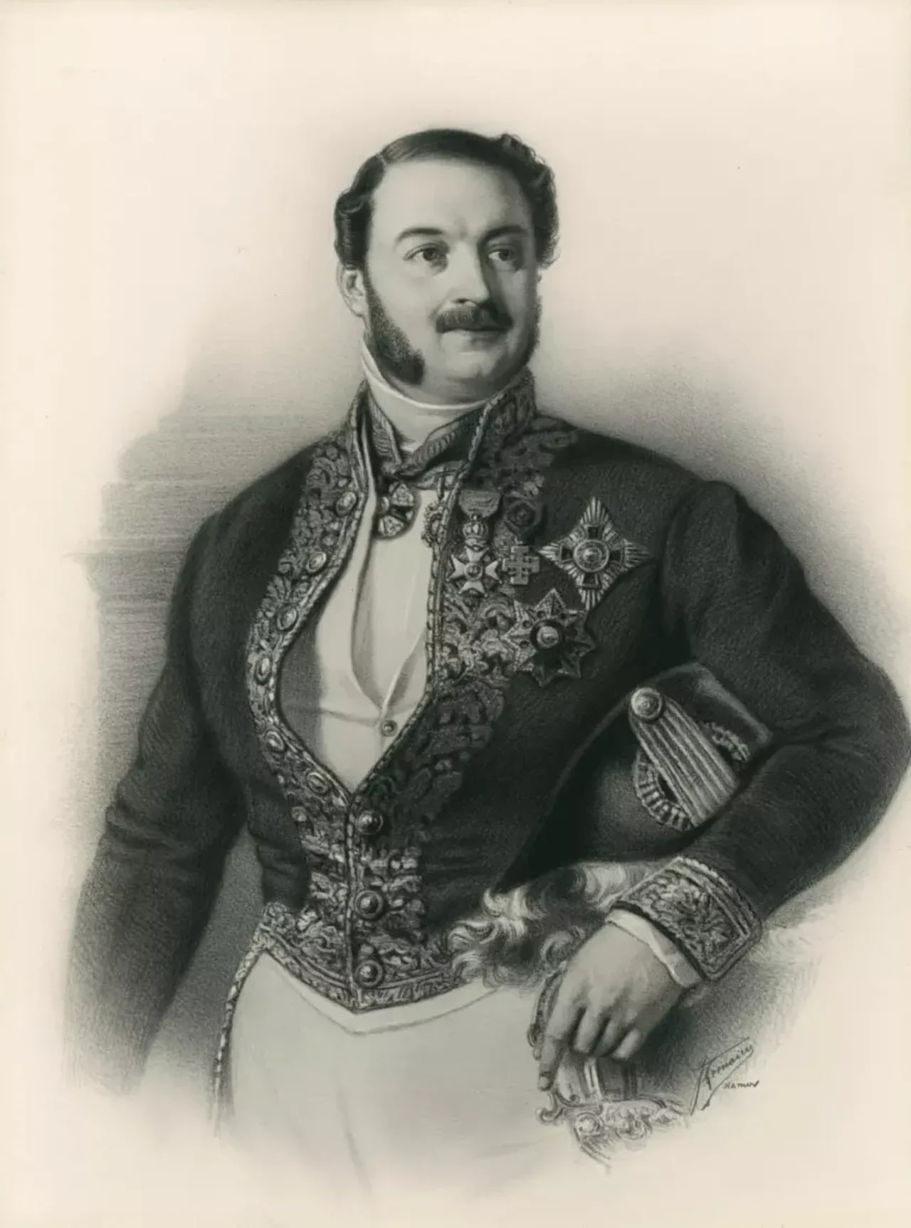 Porträt von Victor Pirson (1809–1867) – Gedenkseite