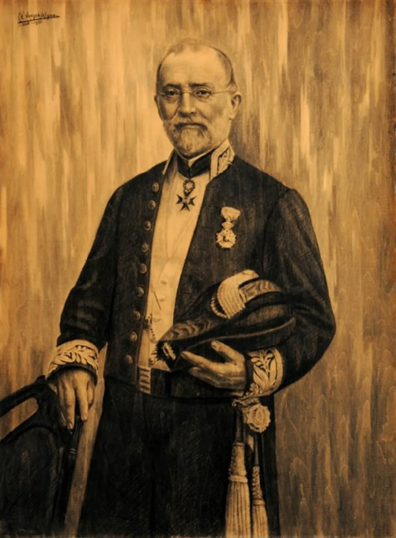 Porträt von Petrus Dierckx (1828–1921) – Gedenkseite