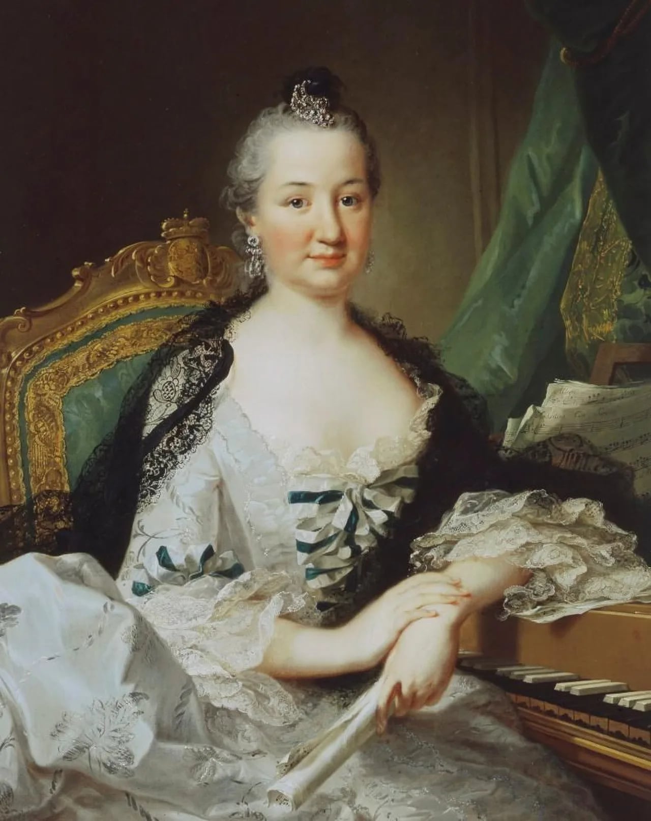 Portrait of Elisabeth Auguste von Pfalz-Sulzbach (1721–1794) – memorial page