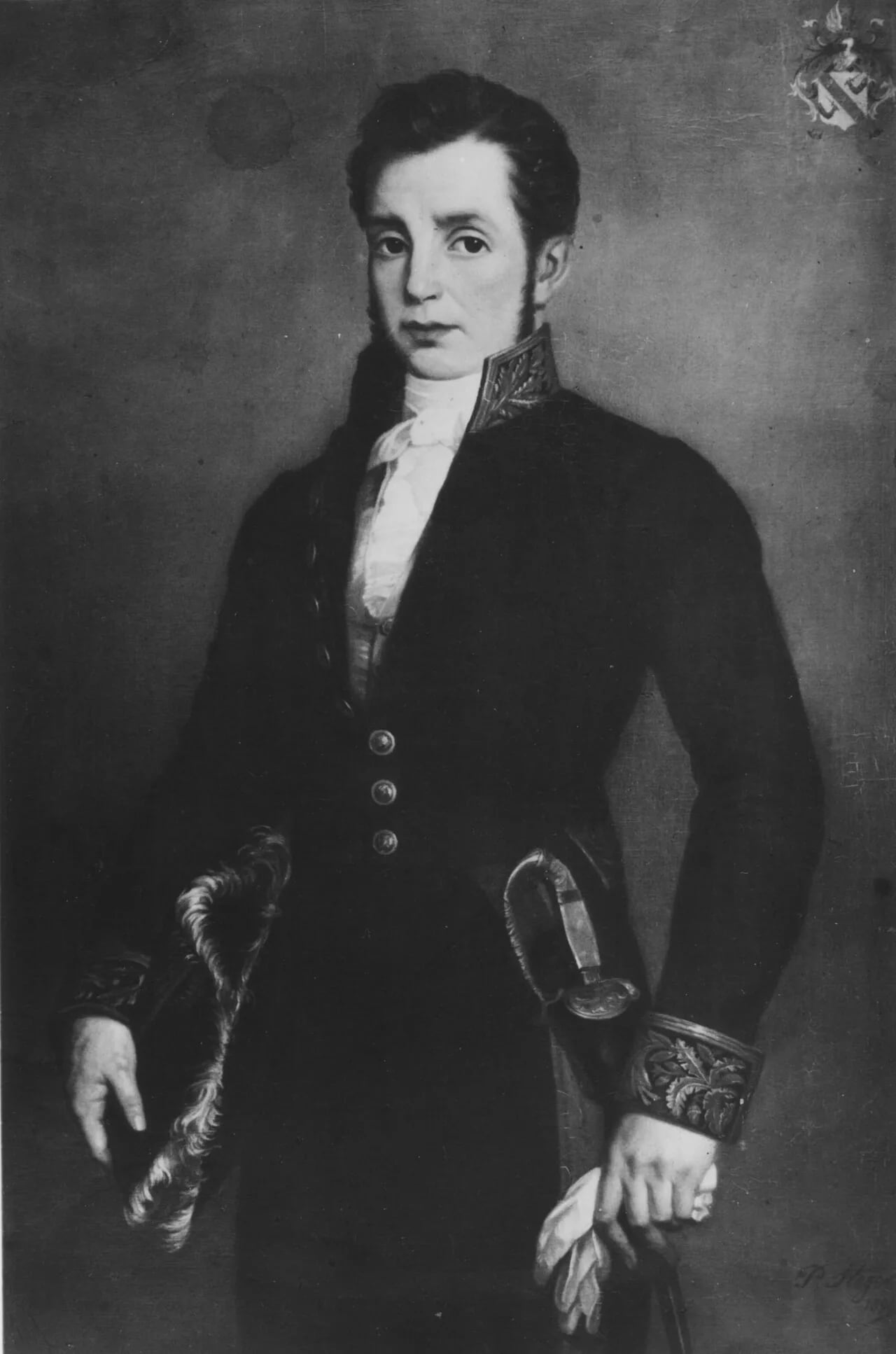 Porträt von Antoine Ernst (1796–1841) – Gedenkseite