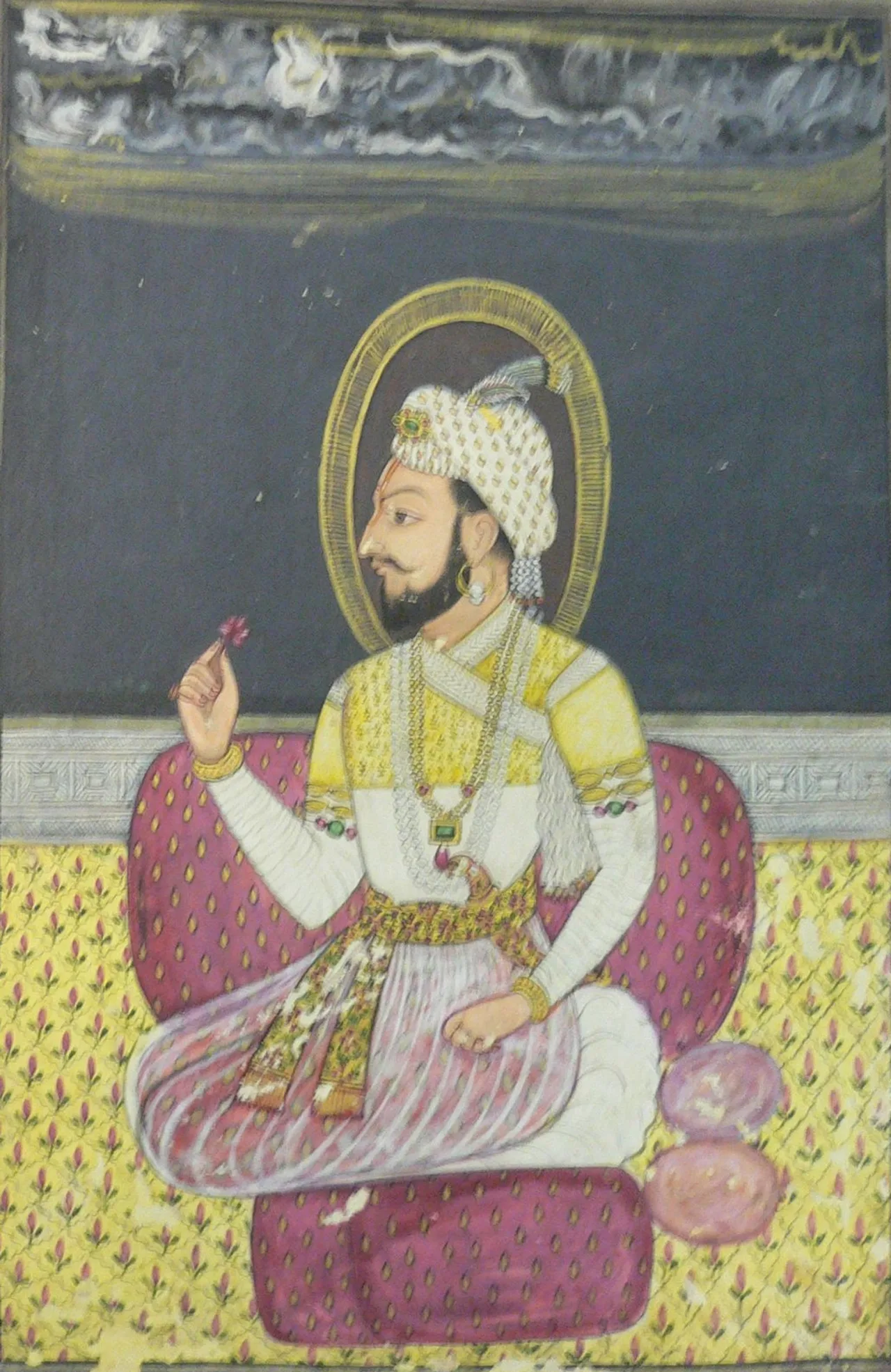 Porträt von Sambhaji (1657–1689) – Gedenkseite