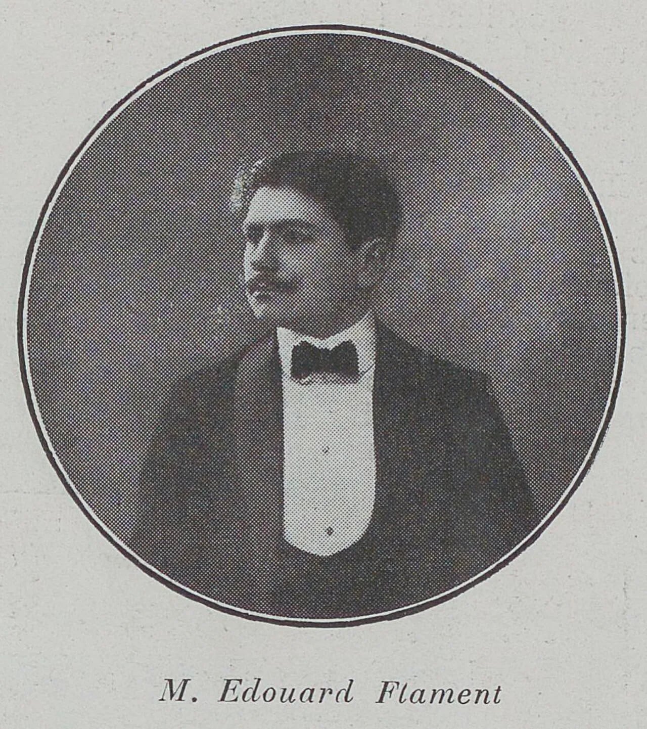 Porträt von Édouard Flament (1880–1958) – Gedenkseite