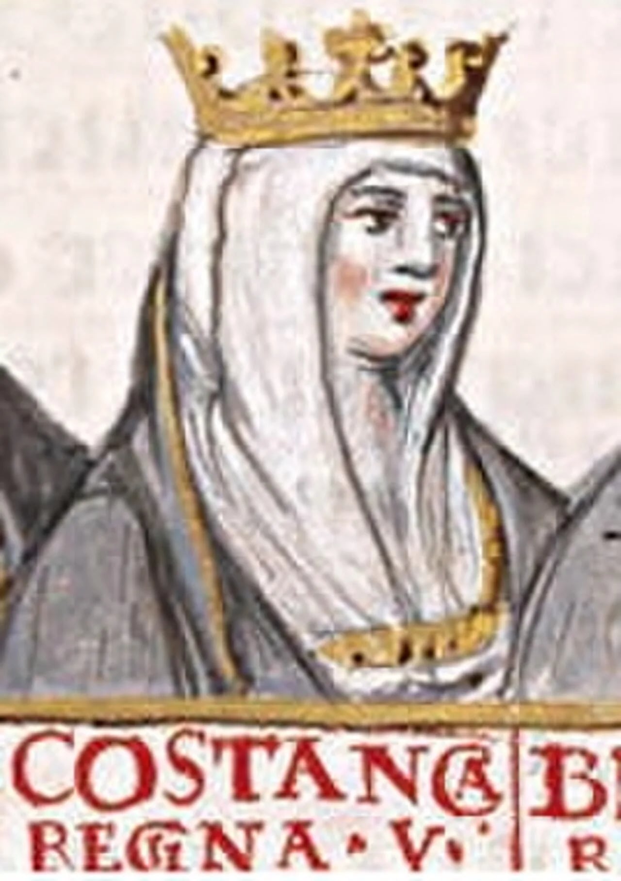 Porträt von Konstanze von Burgund (1046–1093) – Gedenkseite