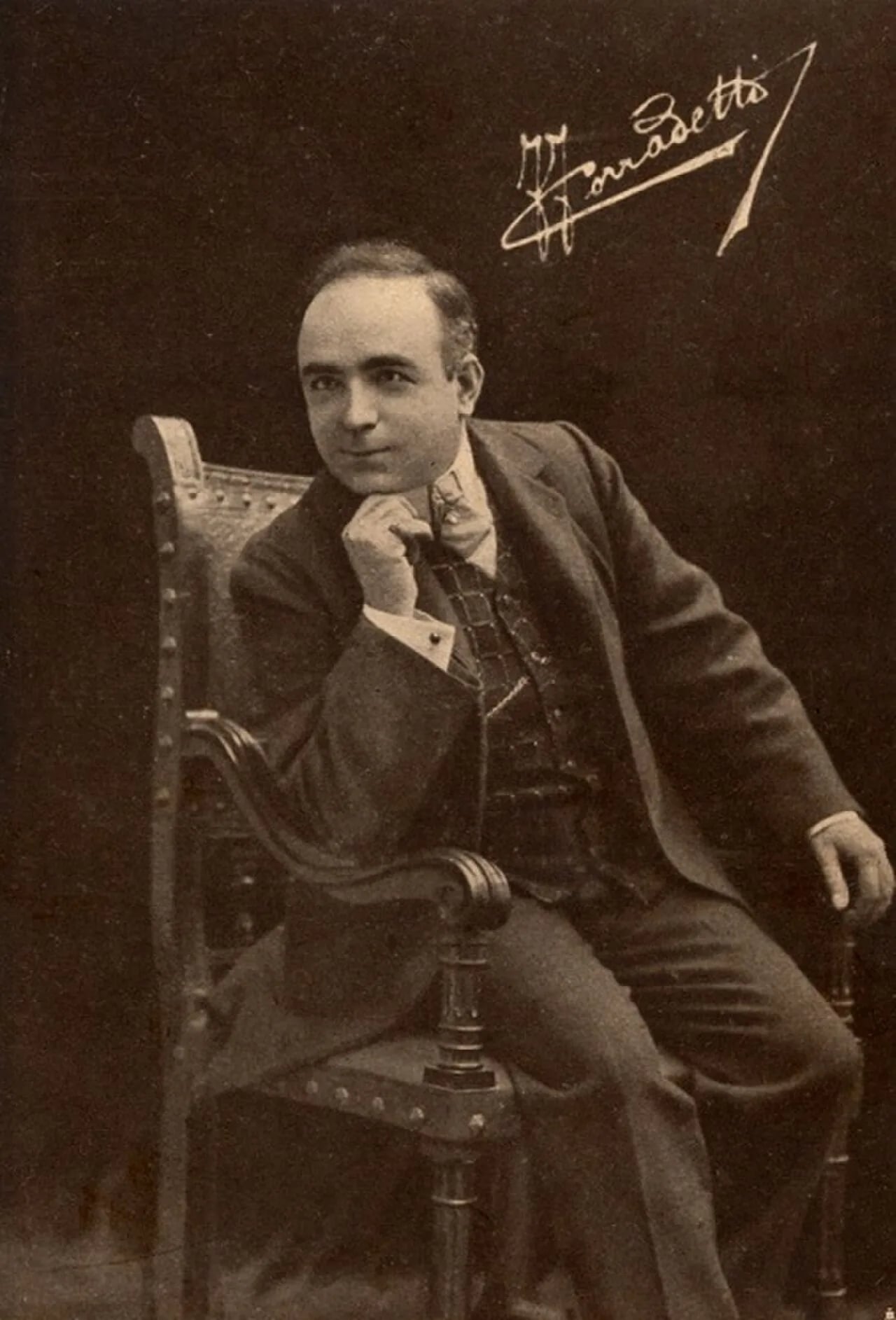 Porträt von Ferruccio Corradetti (1867–1939) – Gedenkseite