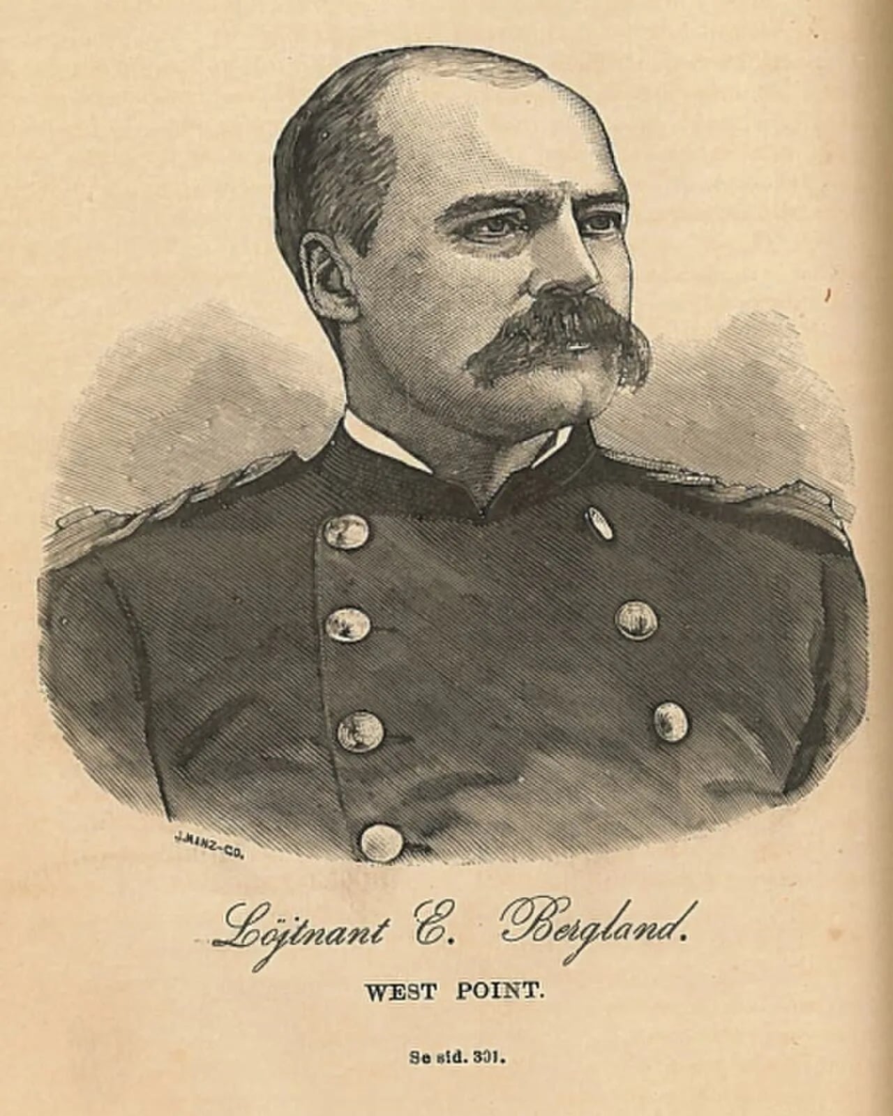 Portrait of Eric Bergland (1844–1918) – memorial page