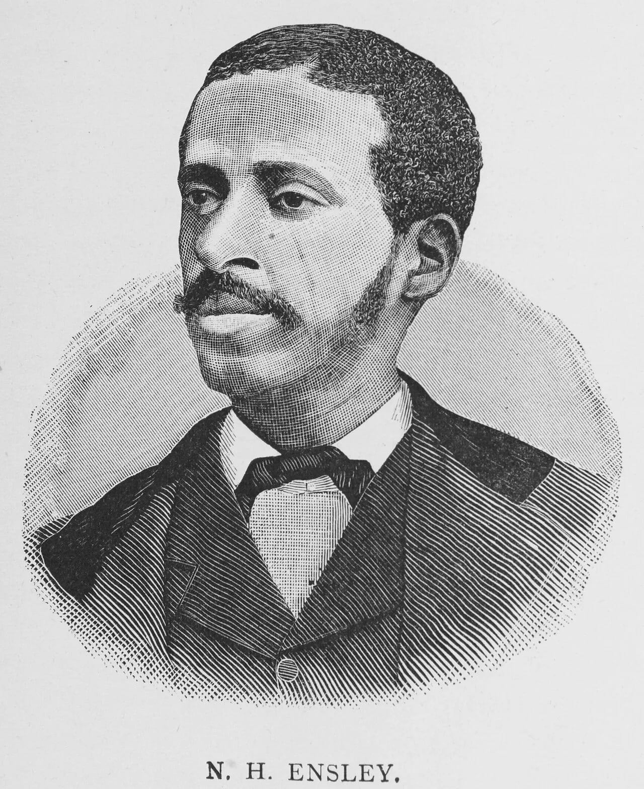 Porträt von Newell Houston Ensley (1852–1888) – Gedenkseite