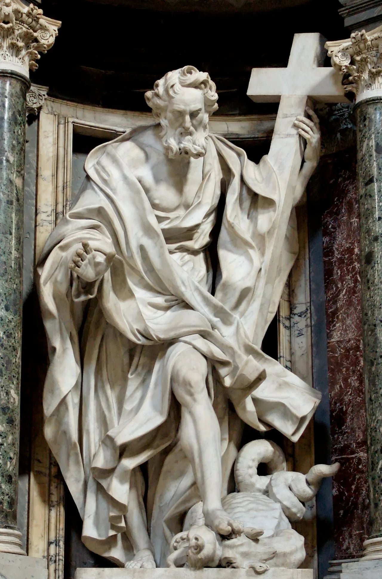Porträt von Giuseppe Mazzuoli (1644–1725) – Gedenkseite
