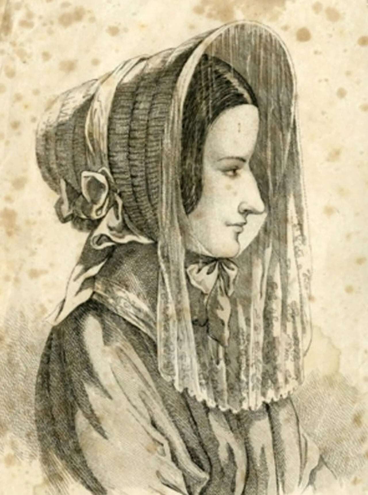 Porträt von Marie Lafarge (1816–1852) – Gedenkseite