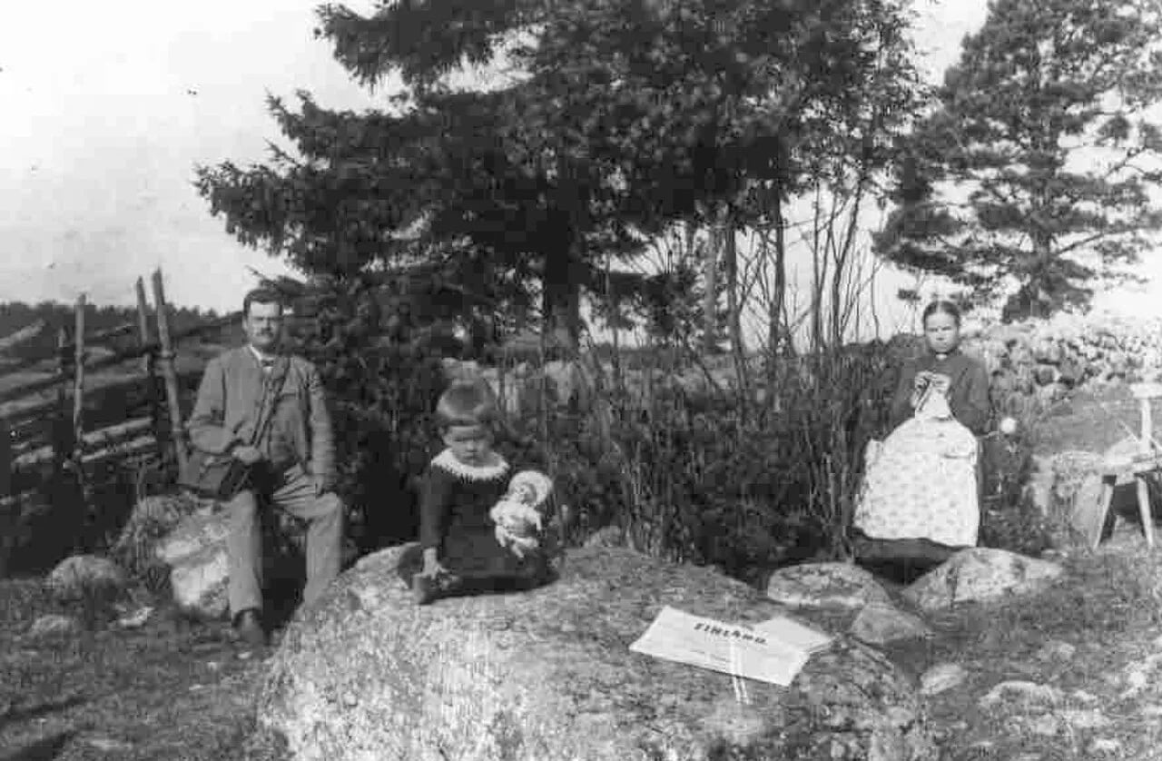 Porträt von Fredrik Aalto (1854–1917) – Gedenkseite