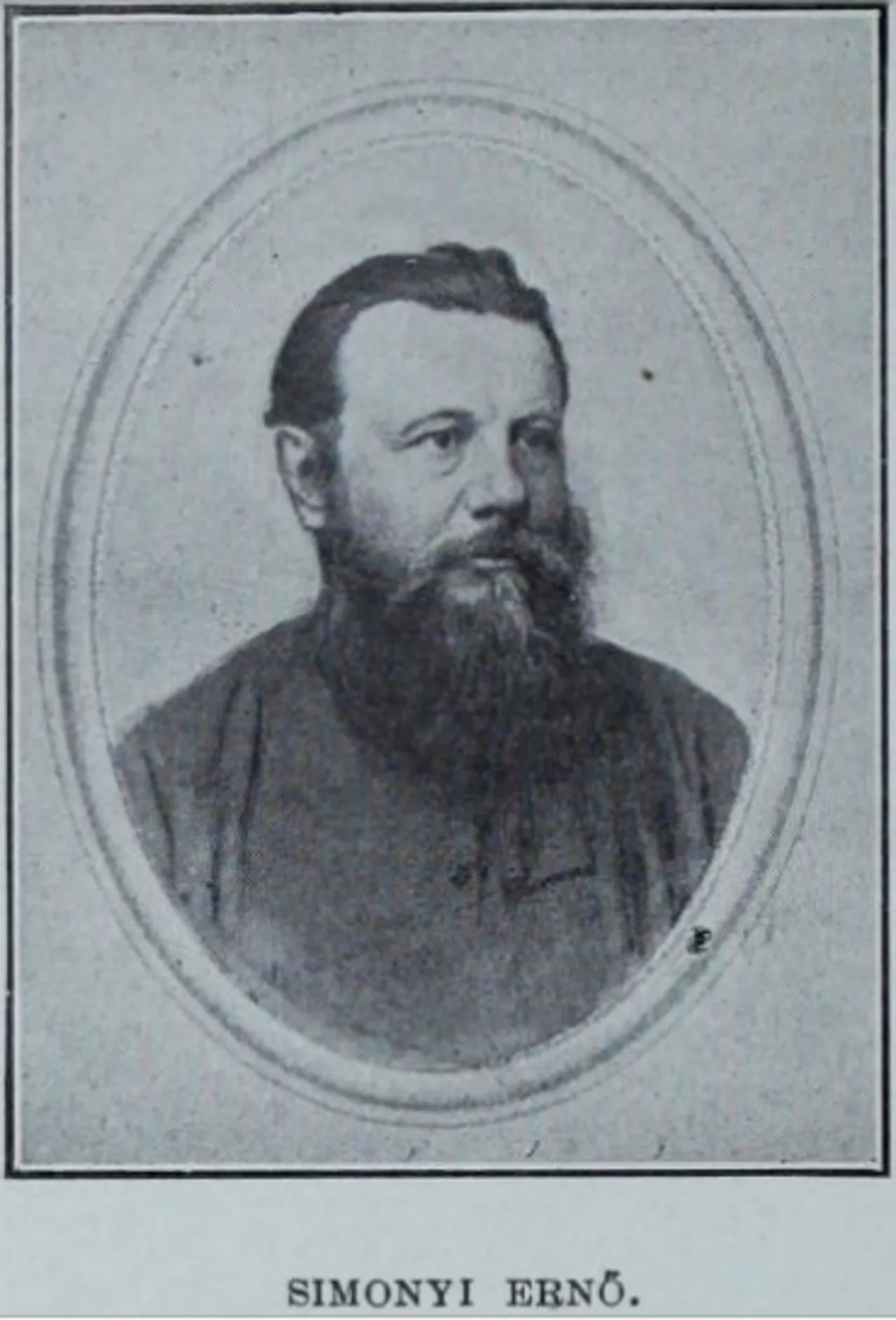 Portrait of Ernő Simonyi (1821–1882) – memorial page