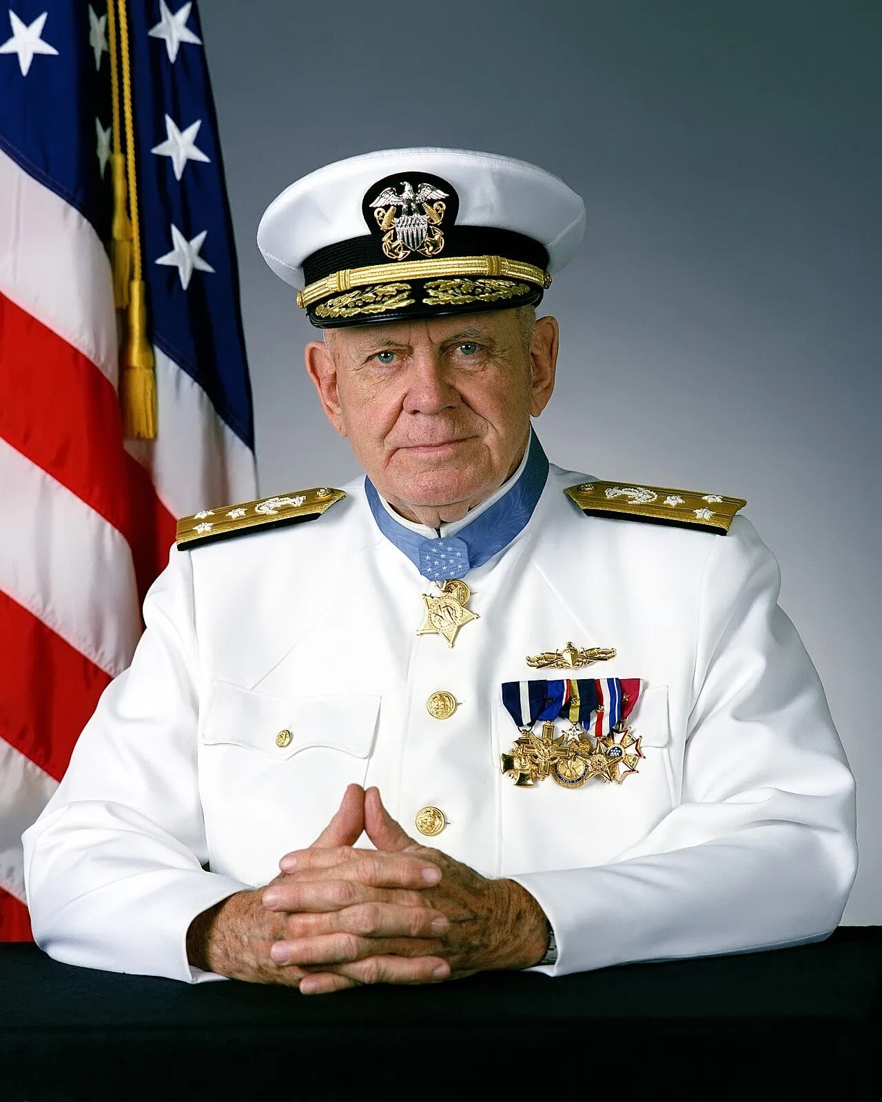 Portrait of John D. Bulkeley (1911–1996) – memorial page