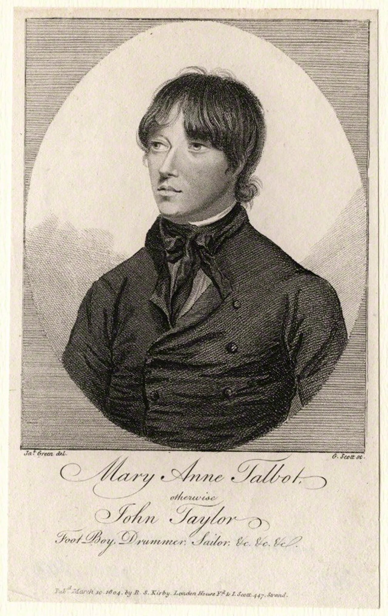 Portrait of Mary Anne Talbot (1778–1808) – memorial page