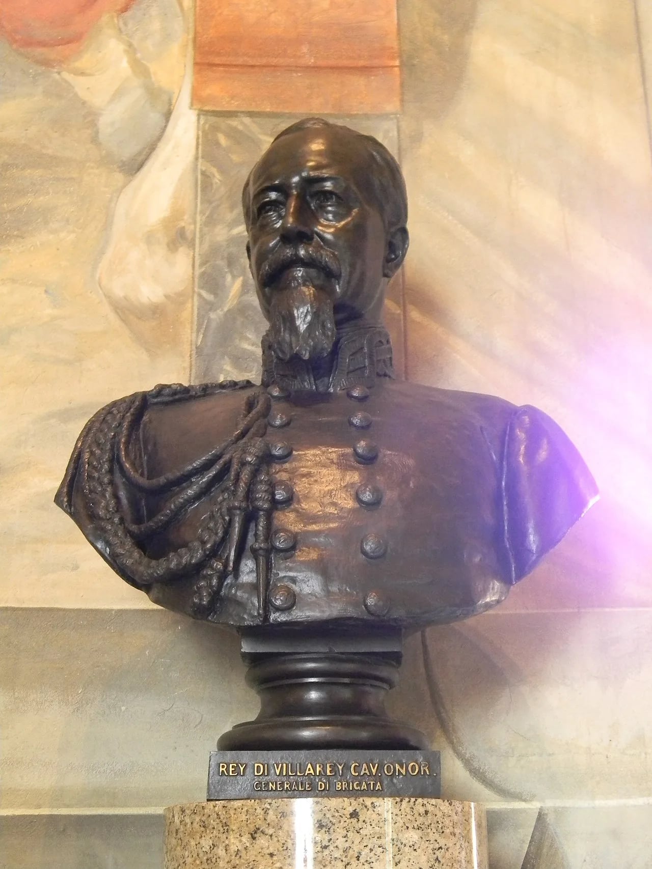 Portrait of Onorato Rey di Villarey (1816–1866) – memorial page