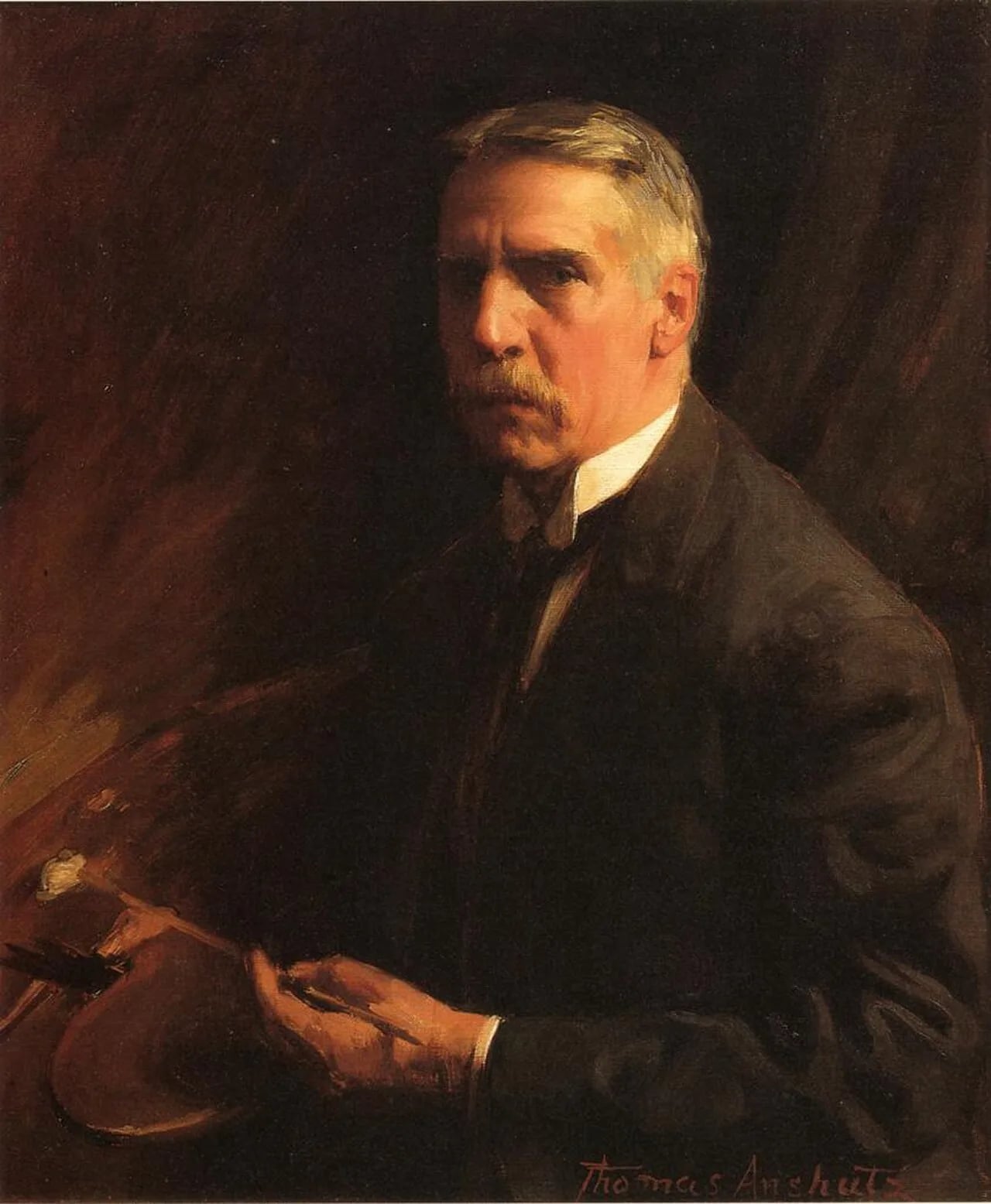 Porträt von Thomas Pollock Anshutz (1851–1912) – Gedenkseite