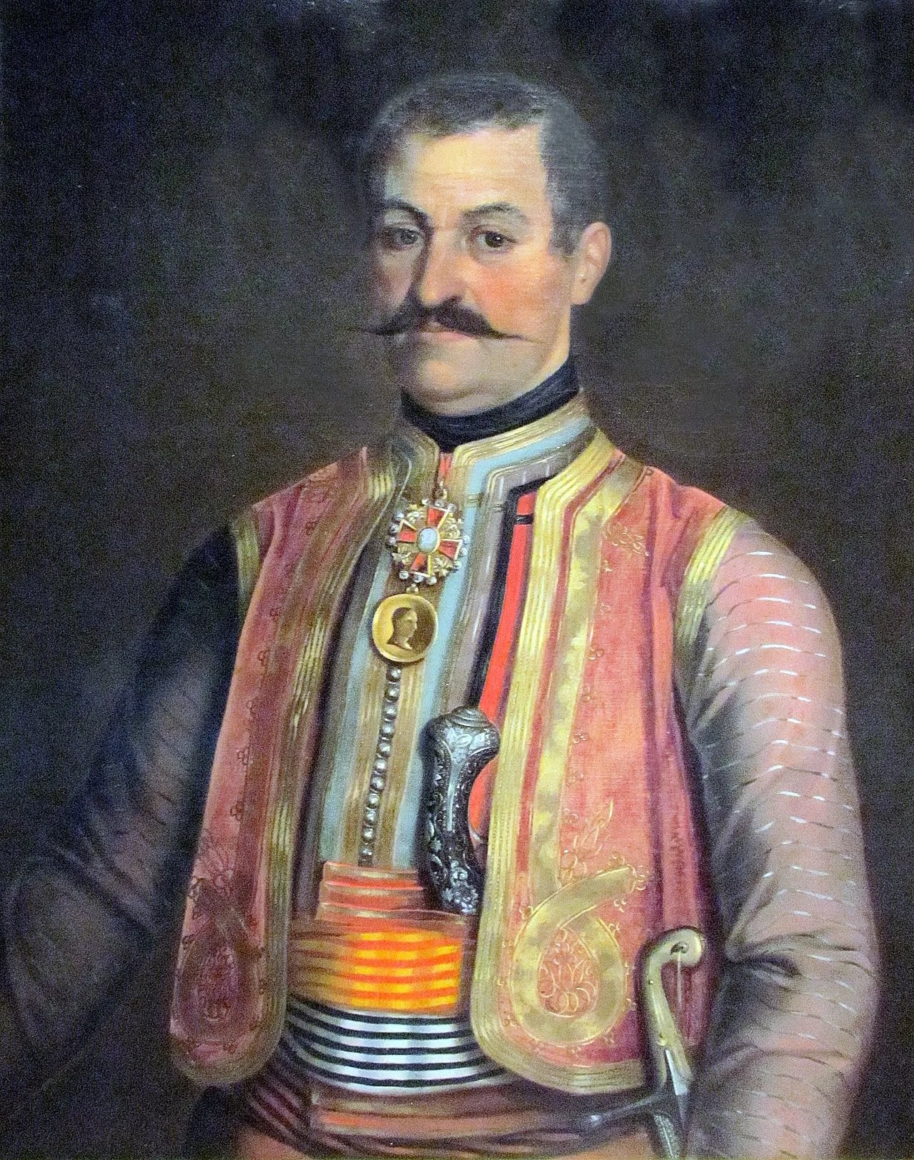 Porträt von Mladen Milovanović (1760–1823) – Gedenkseite