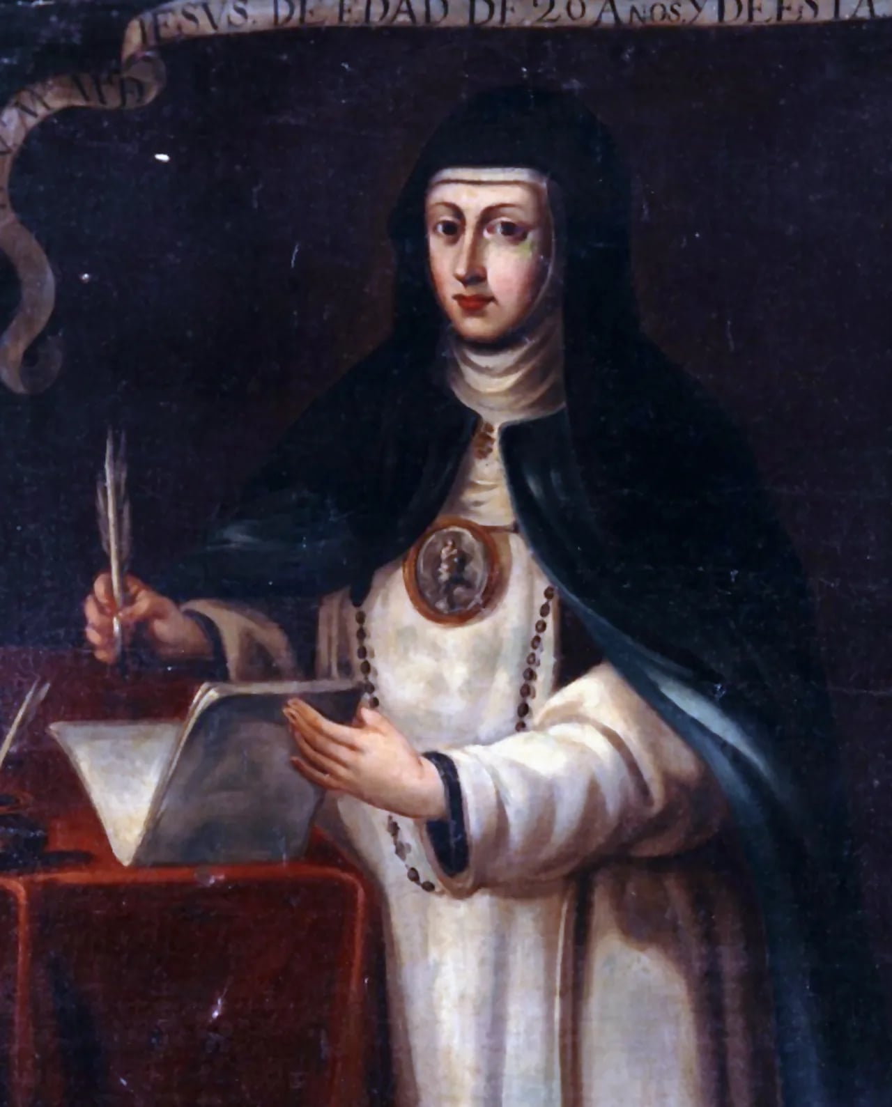 Porträt von María von Ágreda (1602–1665) – Gedenkseite