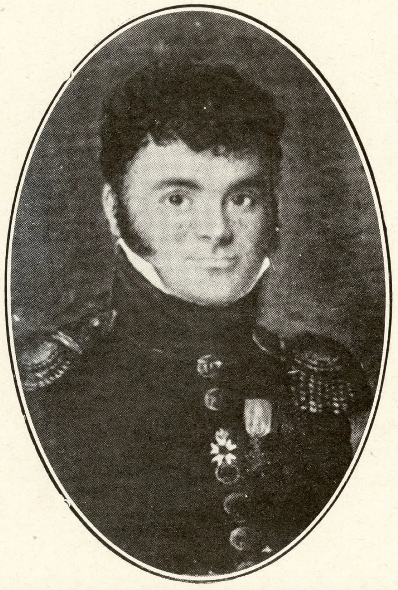 Porträt von Raymond Dubalen (1777–1815) – Gedenkseite