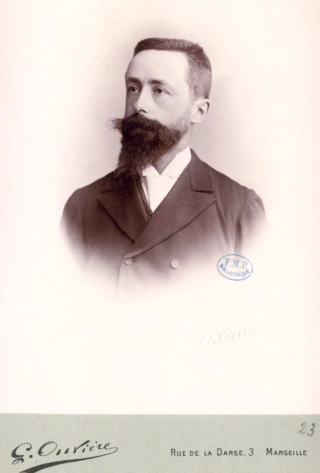 Porträt von Émile Forgue (1860–1943) – Gedenkseite