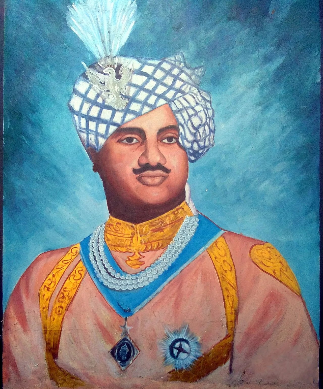 Porträt von Krishna Kumarasingh Bhavasingh (1912–1965) – Gedenkseite