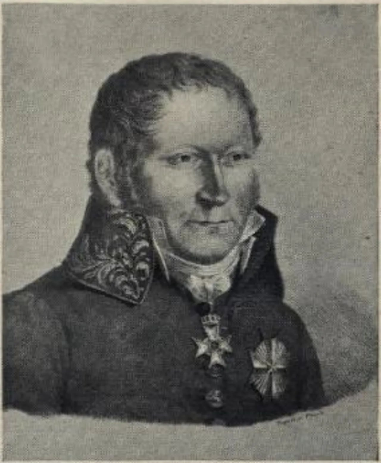 Porträt von Christian Krohg (1777–1828) – Gedenkseite
