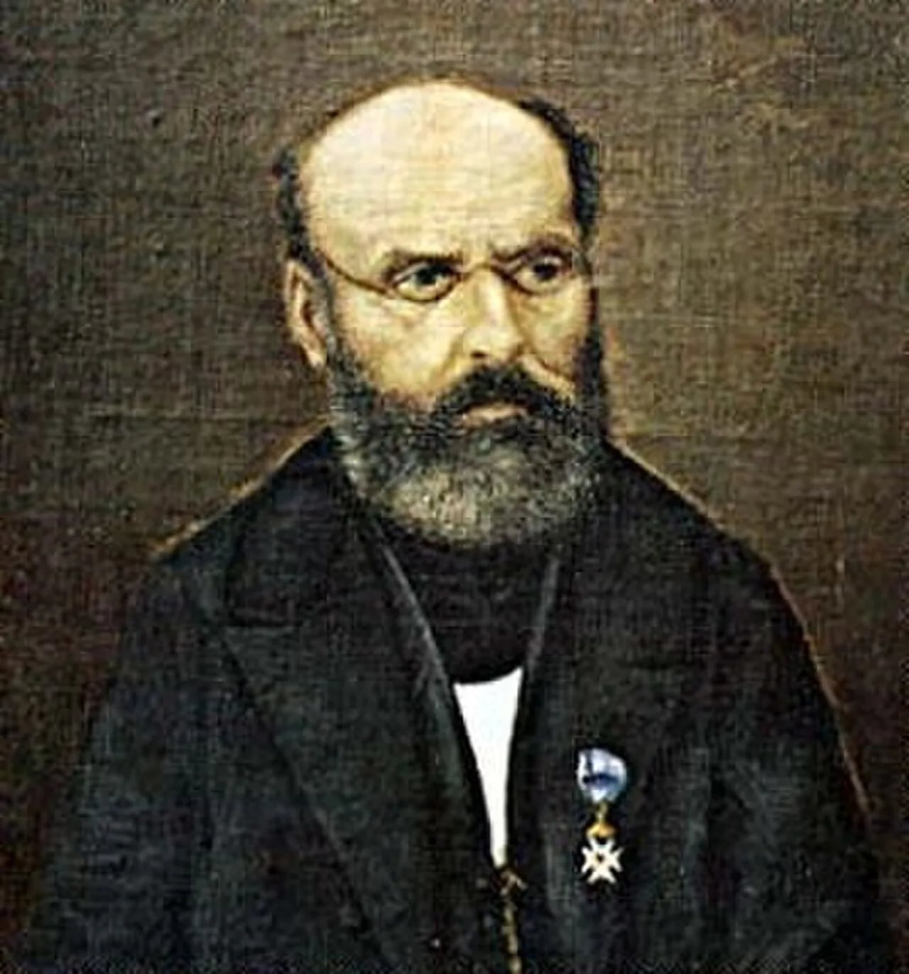 Portrait of Nikolaos Mantzaros (1795–1872) – memorial page
