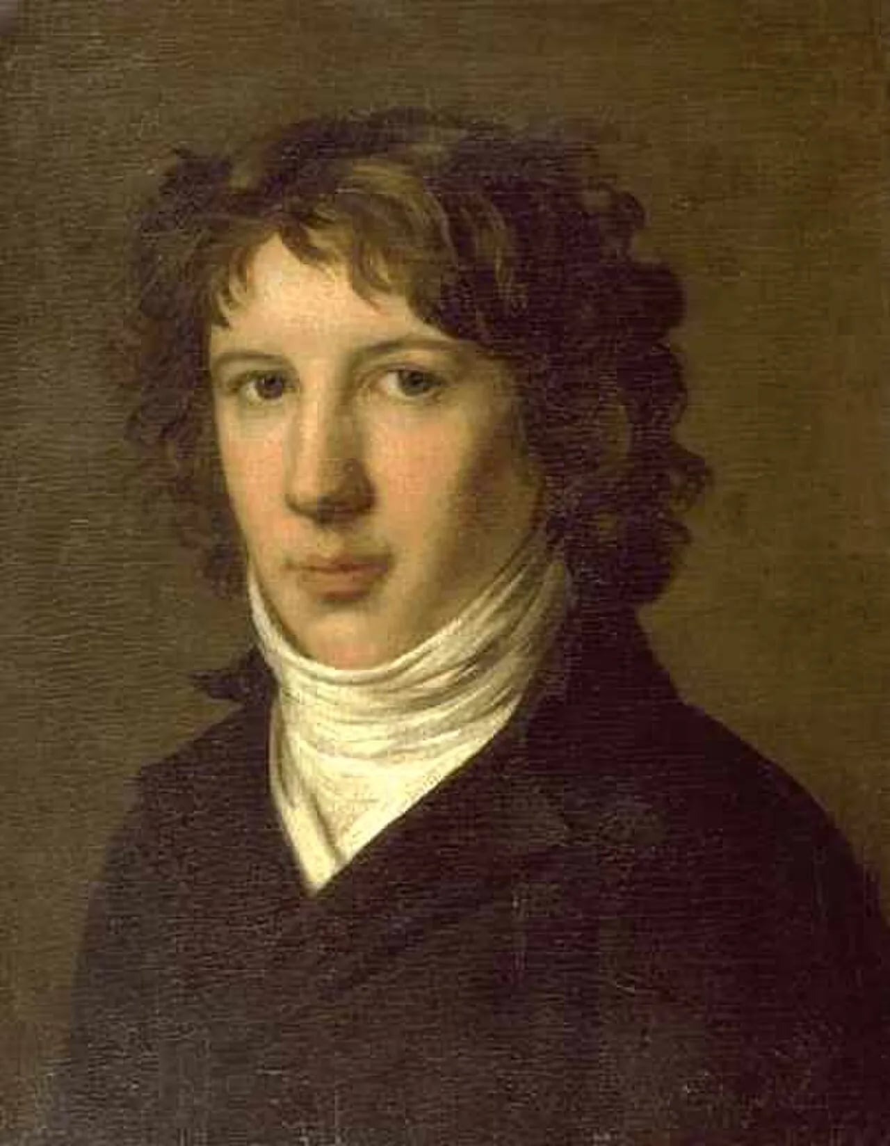 Porträt von Louis Antoine de Saint-Just (1767–1794) – Gedenkseite
