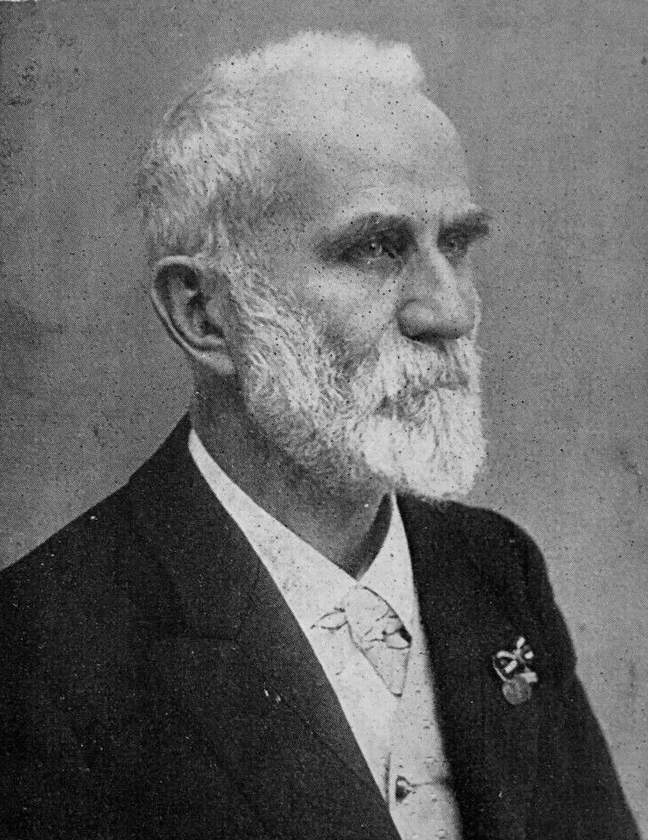 Porträt von Emil Zschimmer (1842–1917) – Gedenkseite