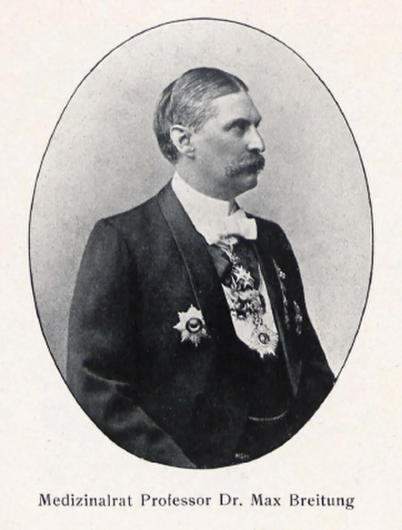 Porträt von Max Breitung (1852–1921) – Gedenkseite