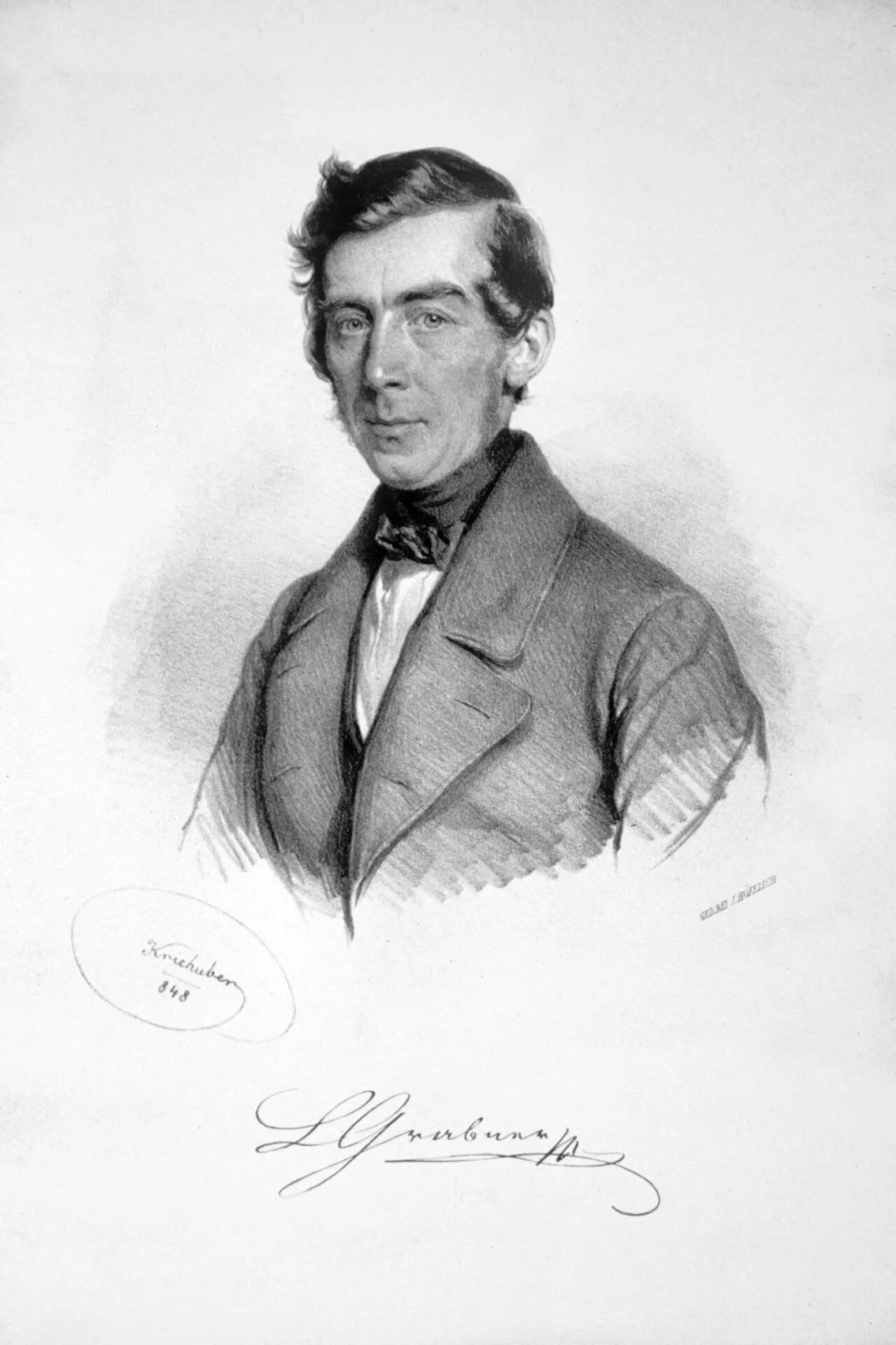 Porträt von Leopold Grabner (1802–1864) – Gedenkseite