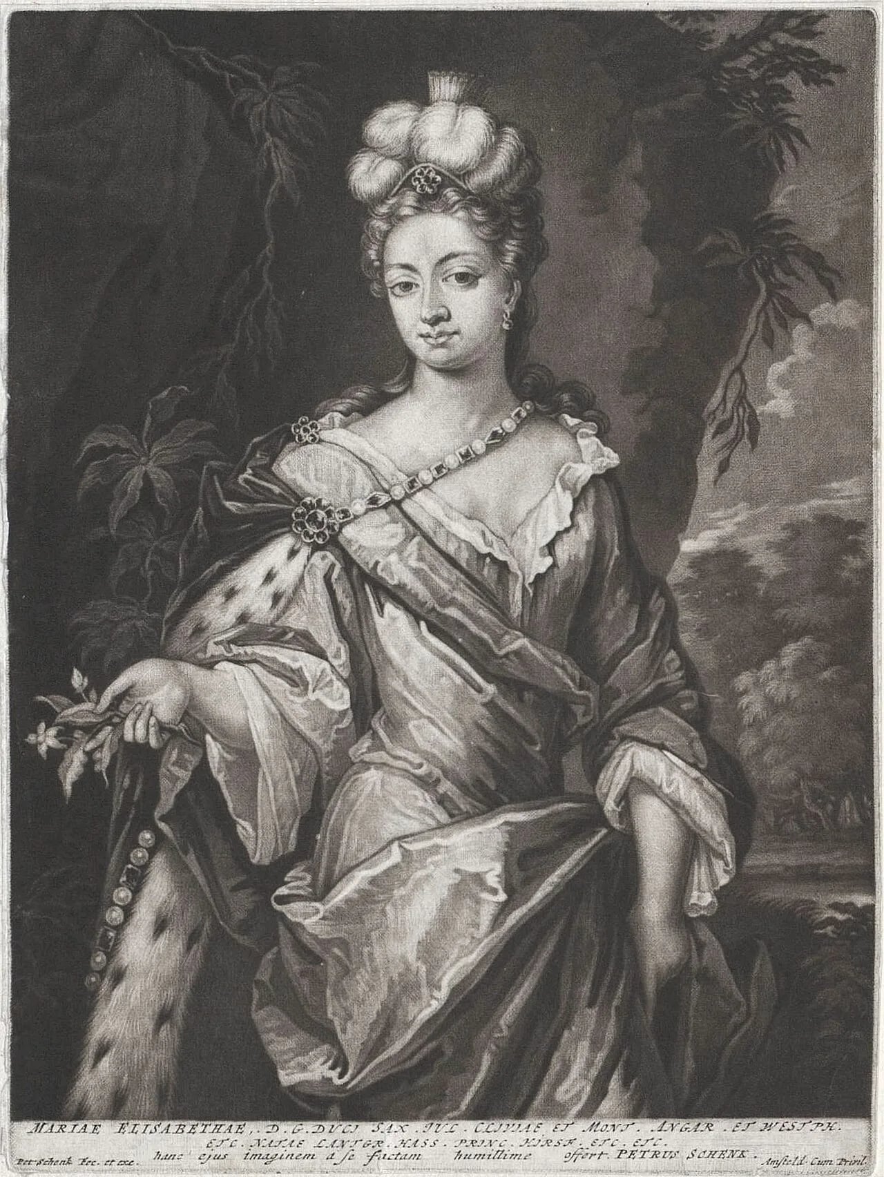 Portrait of Marie Elisabeth von Hessen-Darmstadt (1656–1715) – memorial page